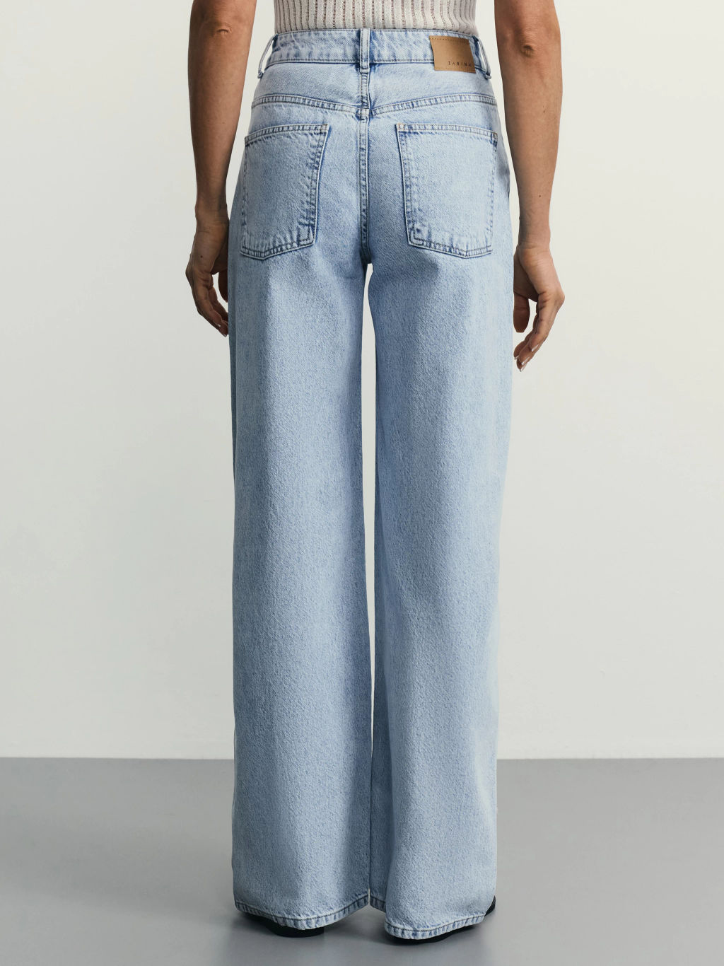 Джинсы wide loose со средней посадкой / Zarina  фото 4