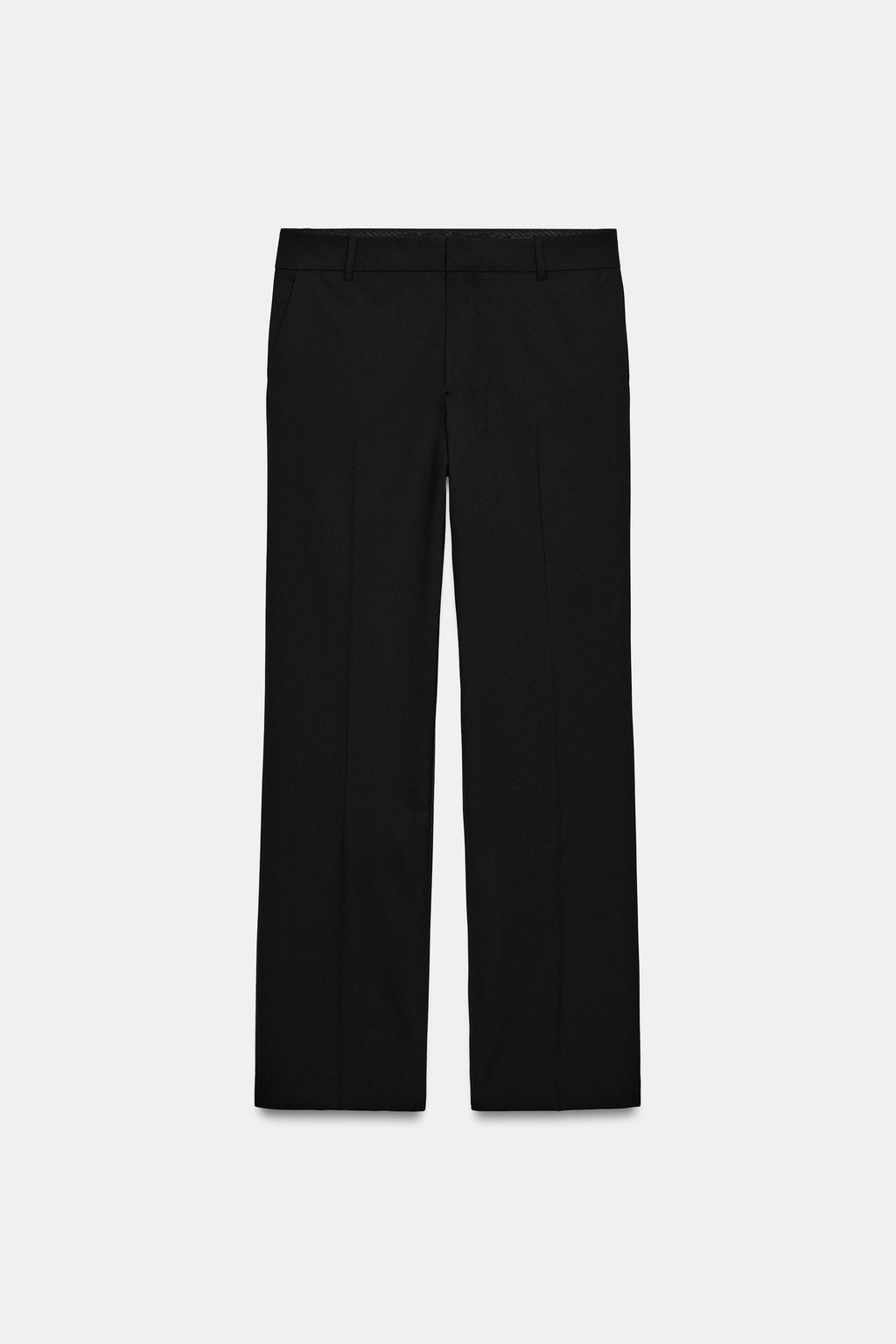 PANTAL?N RECTO TIRO BAJO ZW COLLECTION / Negro - Zara фото 3