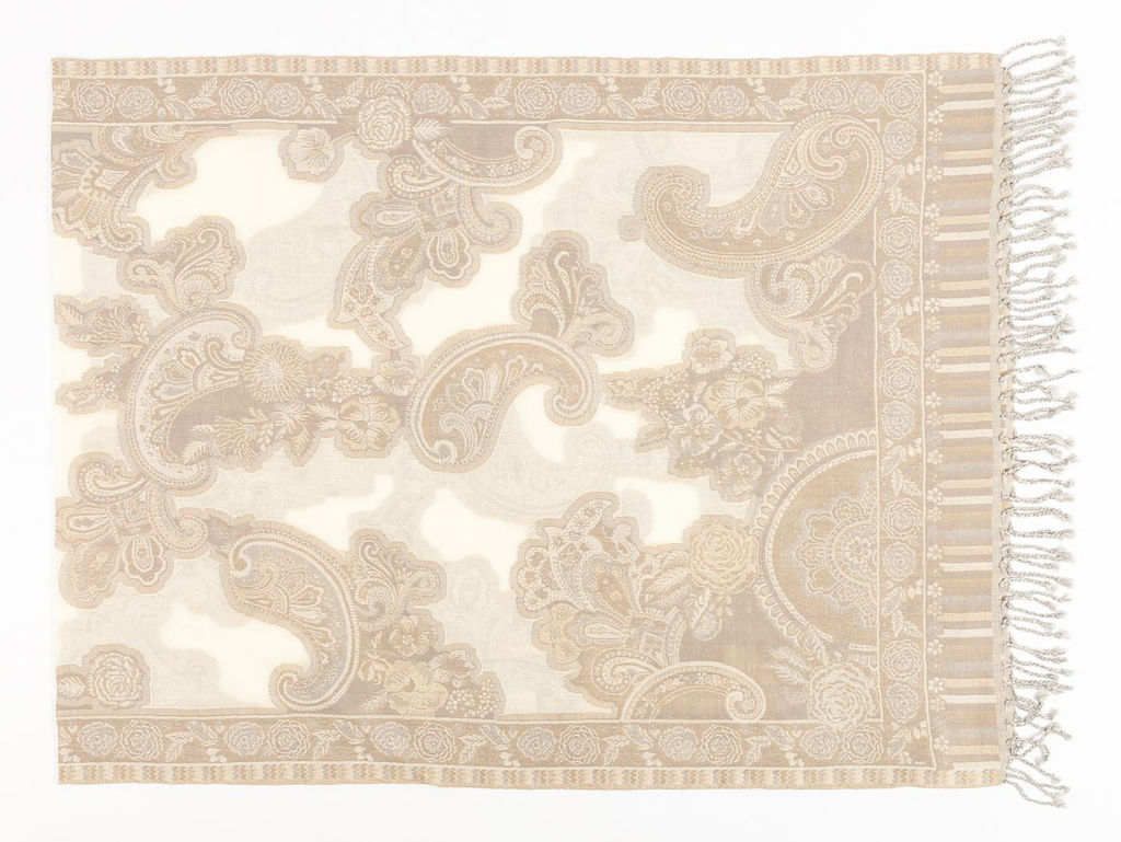 Палантин (шерсть100%) № Тк700/94 - Ганг фото 3