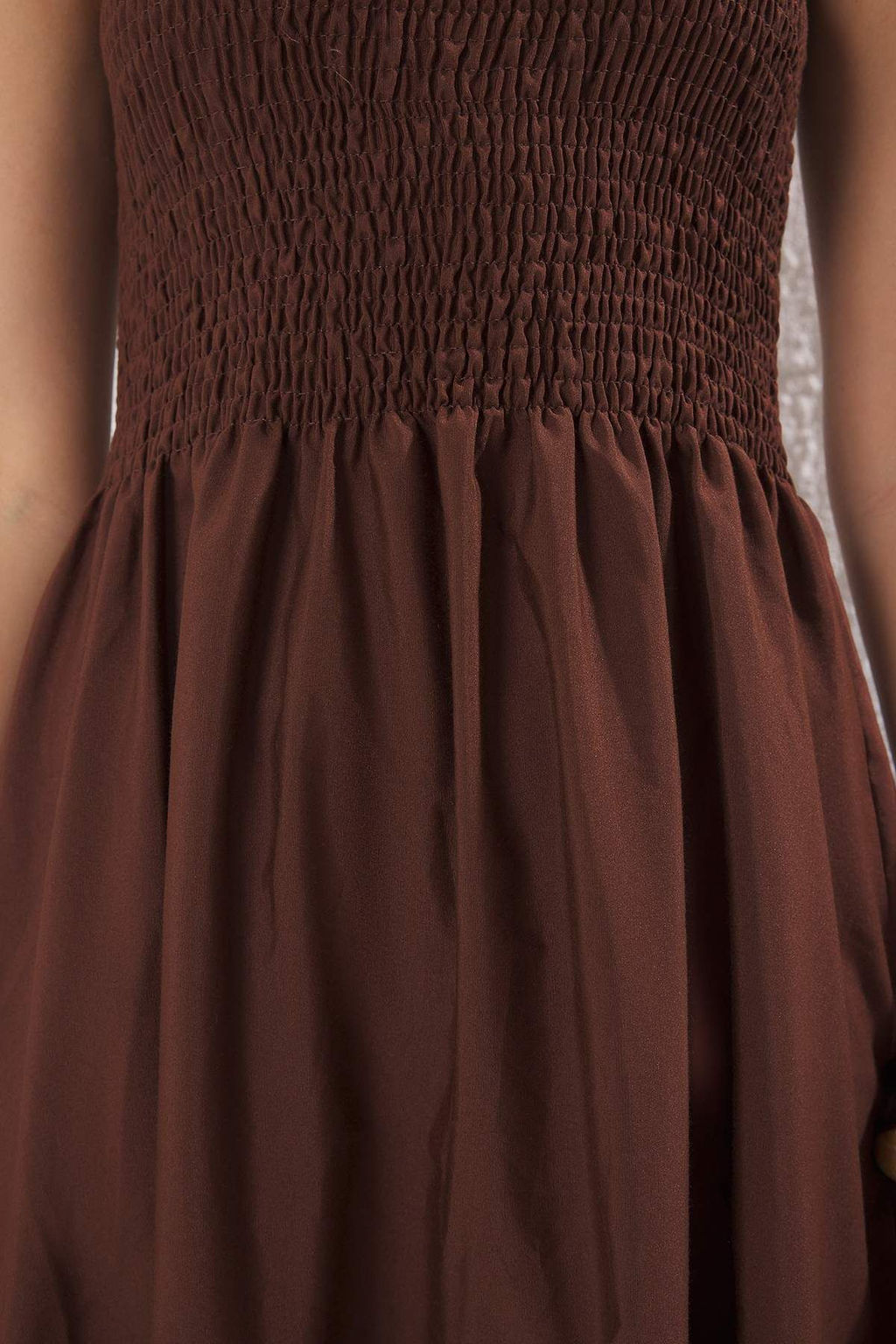 TRENDYOLMILLA Siyah Duz A Kesim Gipeli Kare Yaka Maxi Dokuma Elbise TWOSS24EL01052  фото 17