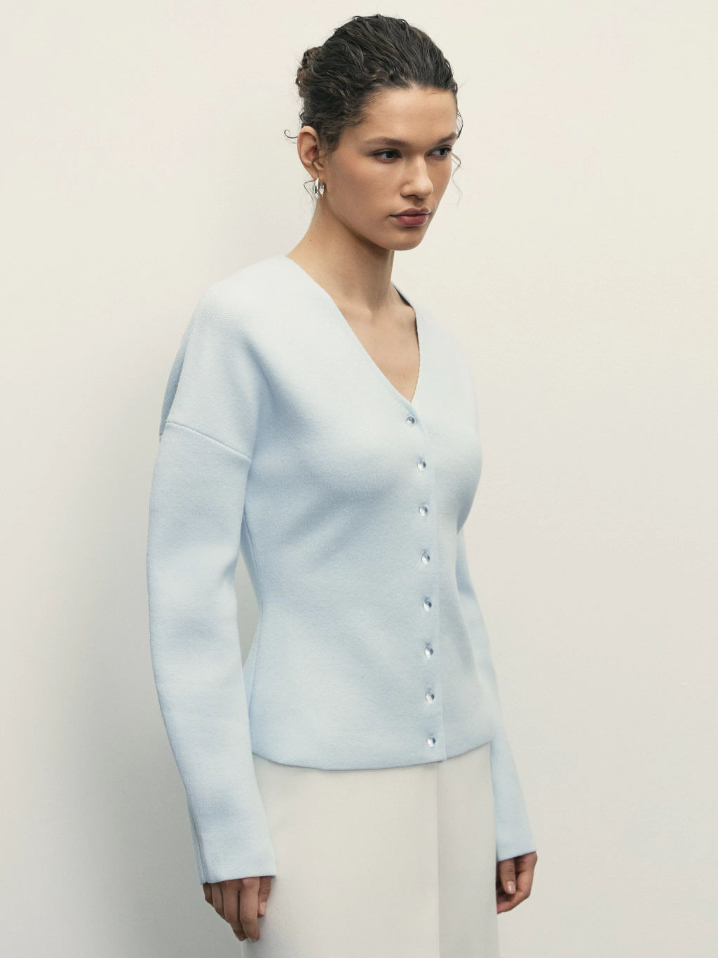 Кардиган приталенного силуэта из вискозы / Zarina  фото 4