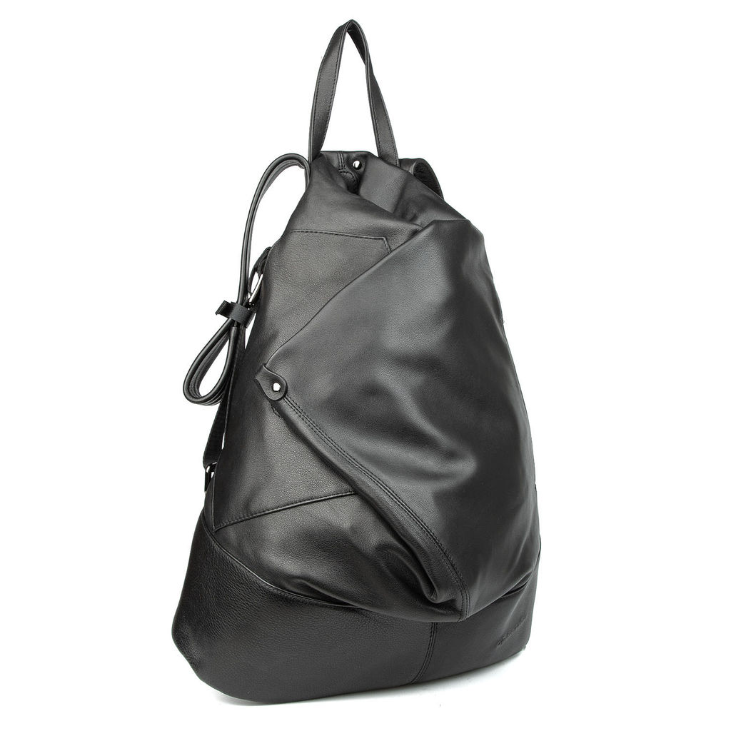 8003-68 black, мужской кожаный рюкзак Barcelo Biagi