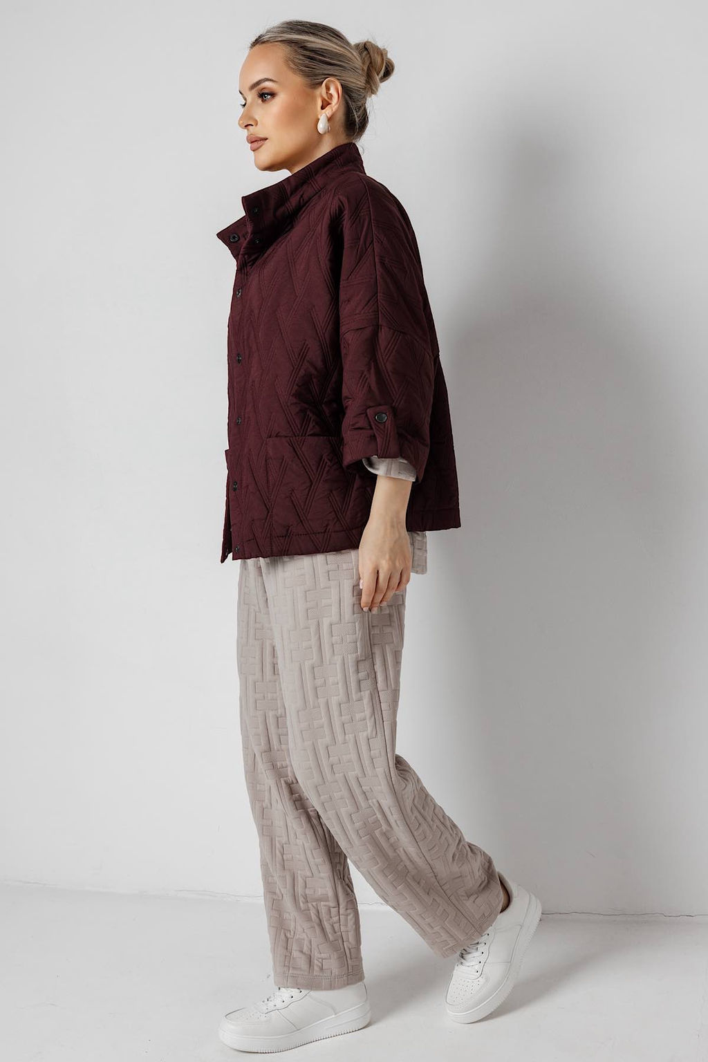 Жакет женский 4486/01/Бордовый