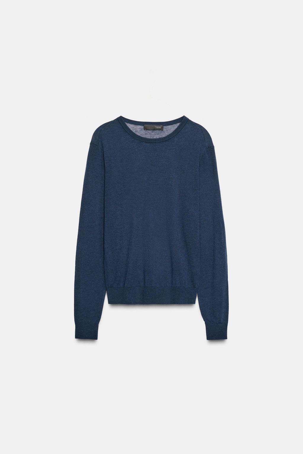 JERSEY LANA Y SEDA EXTRAFINO / Marino - Zara фото 7