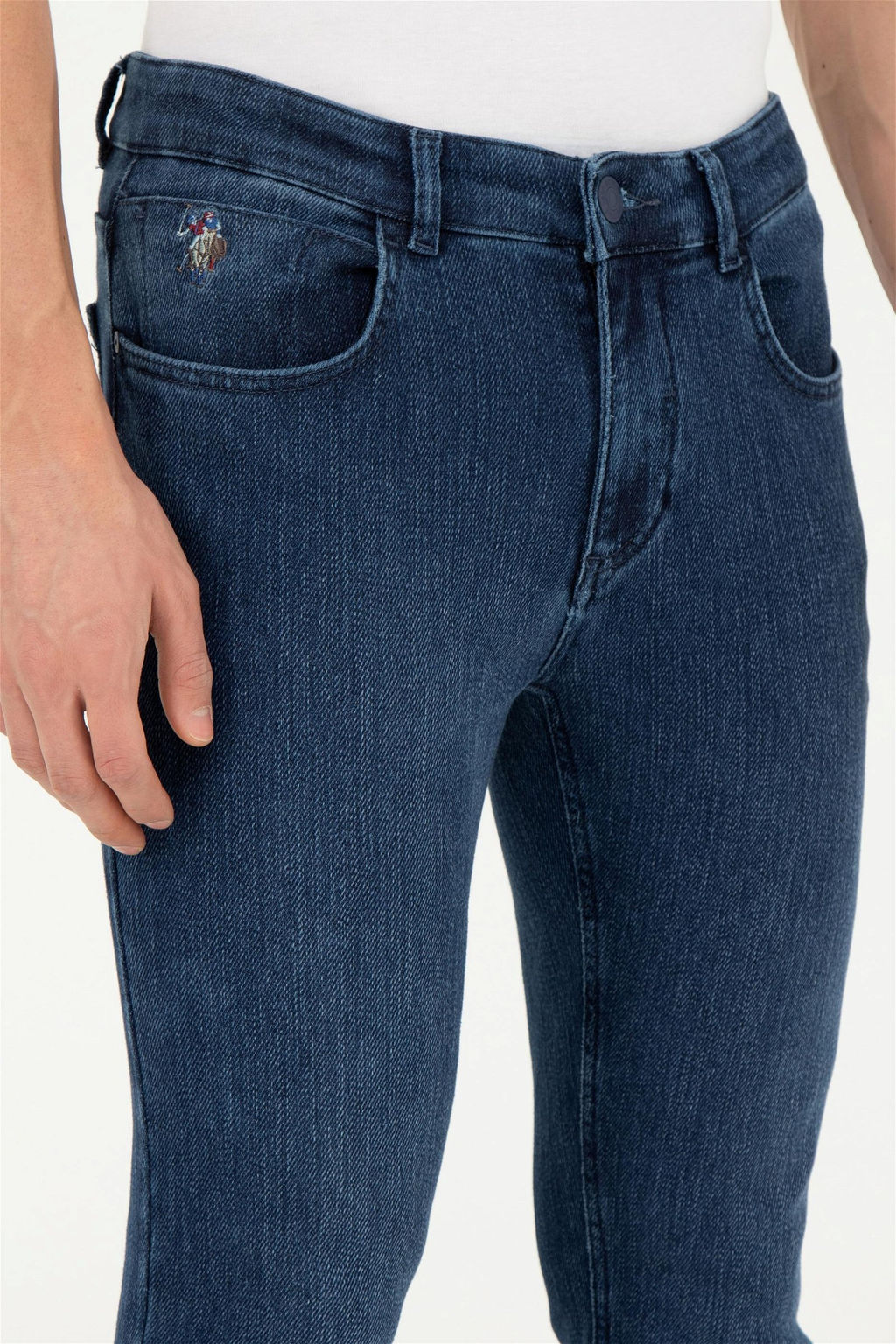Мужские синие джинсовые брюки - U.s. polo assn фото 5