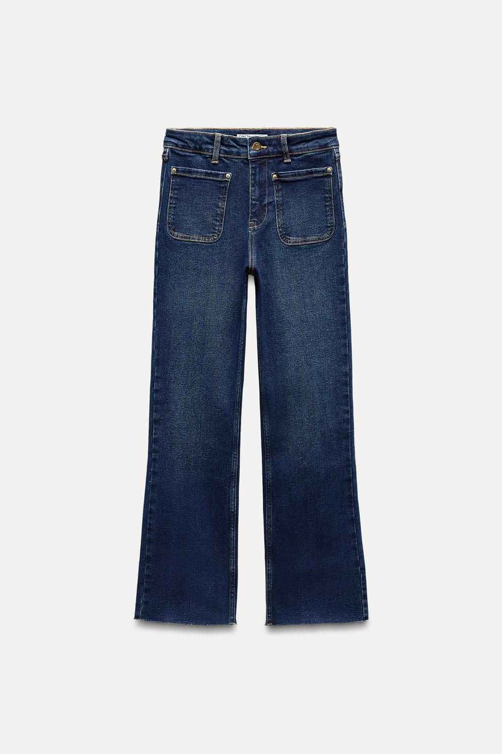 Z1975 HIGH-WAIST MINI FLARE JEANS - Zara фото 6