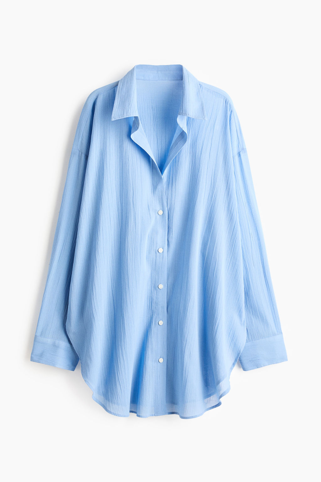 Camisa larga de algod?n - H&m фото 2