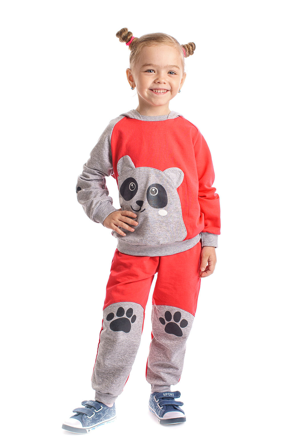 Костюм детский кораллмеланж панда