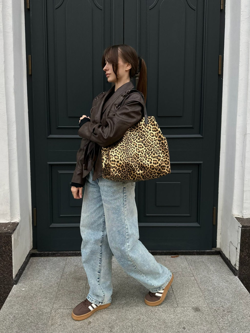 Сумка женская из телячьей кожи