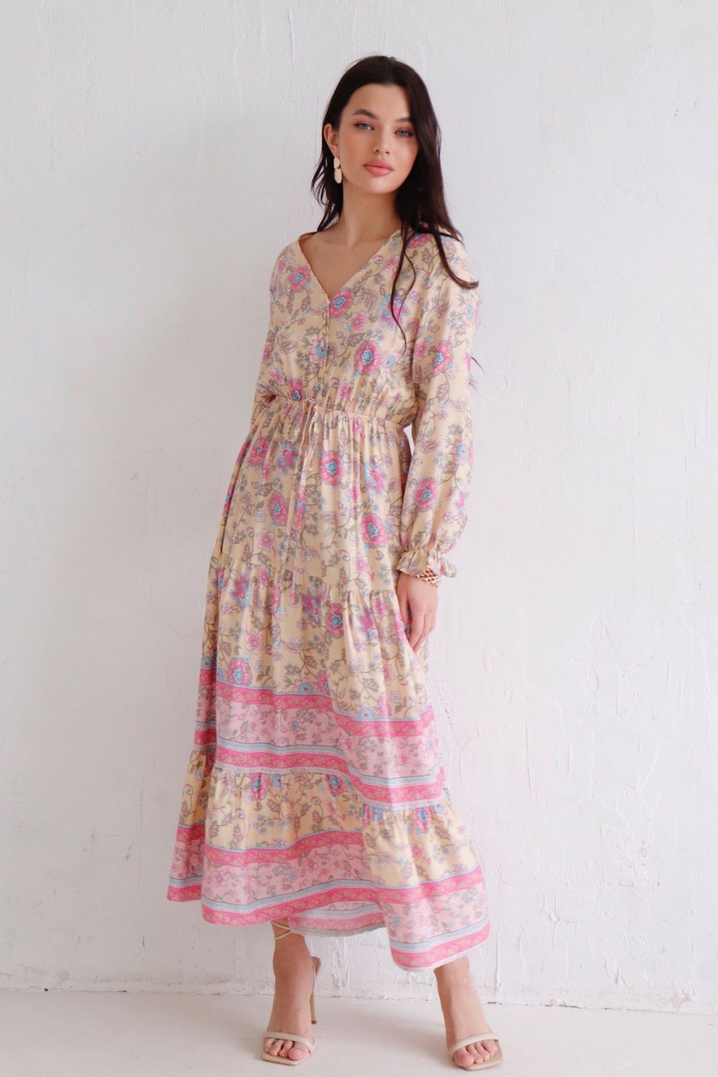 12129 Платье летнее с цветочным принтом - Martichelli фото 14