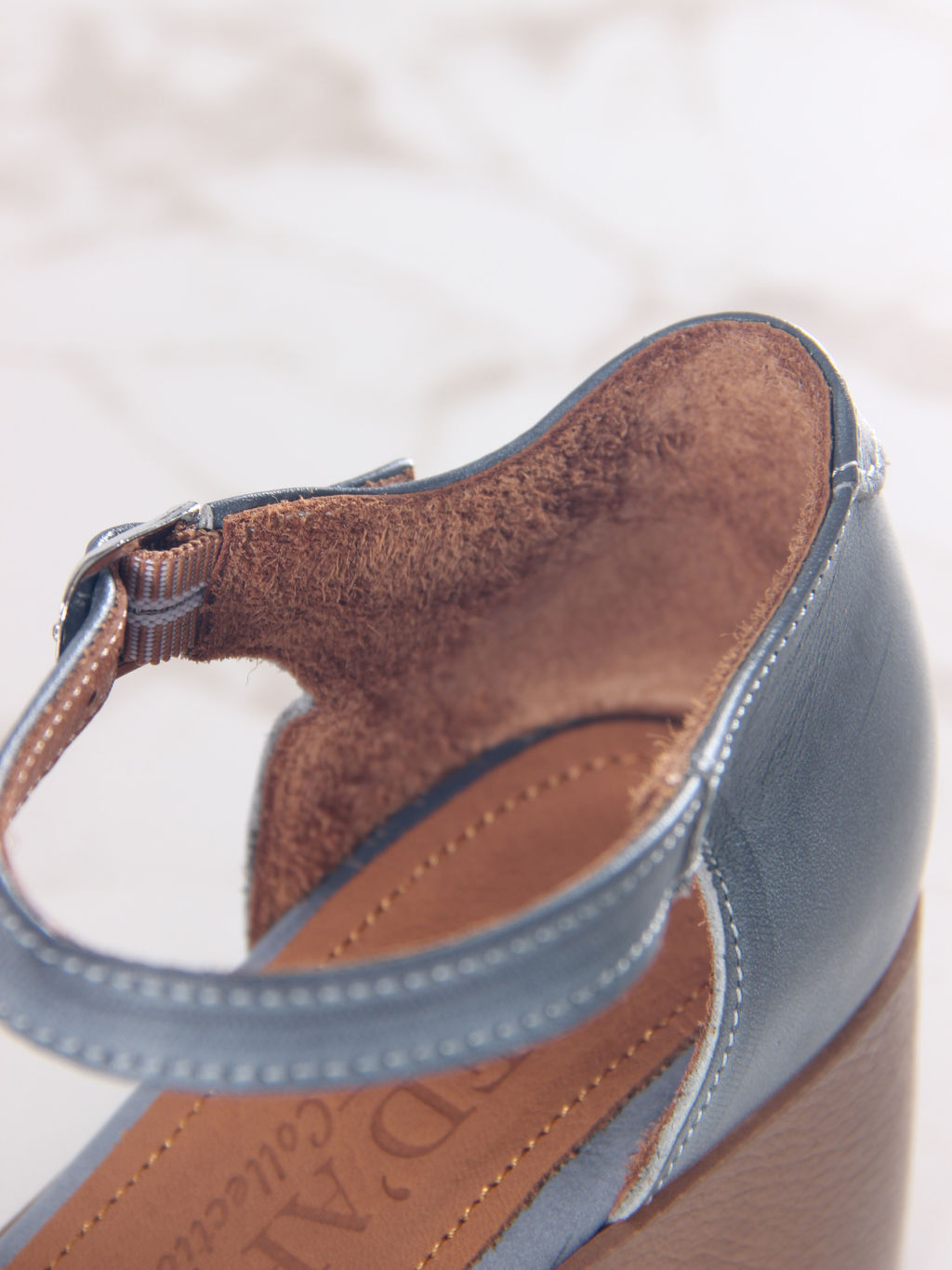 Босоножки 5032.23663be.Серый вакса+коричневый