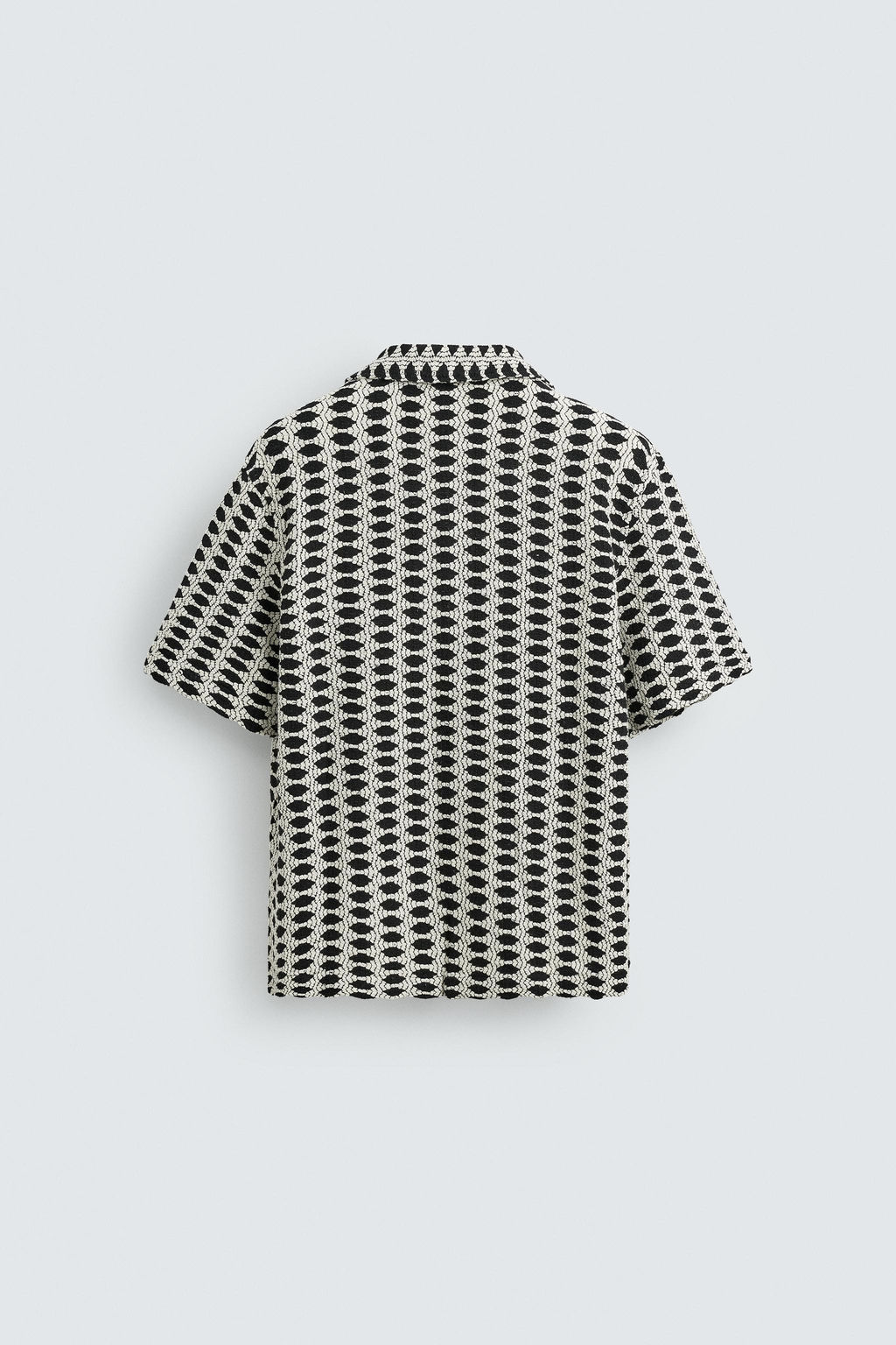 CONTRAST JACQUARD SHIRT - Zara фото 14