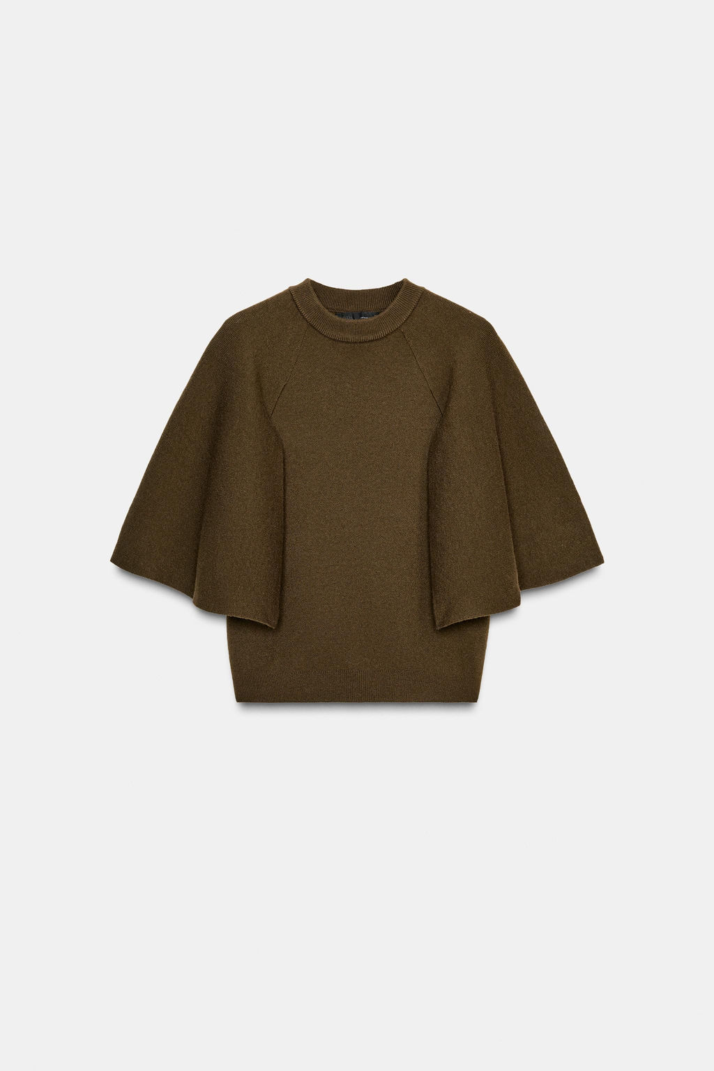 KNIT CAPE SLEEVE SWEATER - Zara фото 5