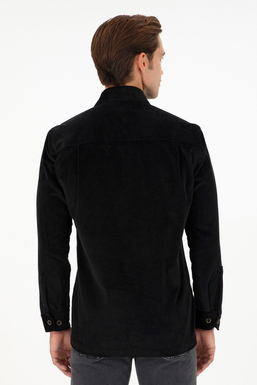 Мужская черная рубашка с длинным рукавом Неожиданная скидка в корзине - U.s. polo assn фото 5