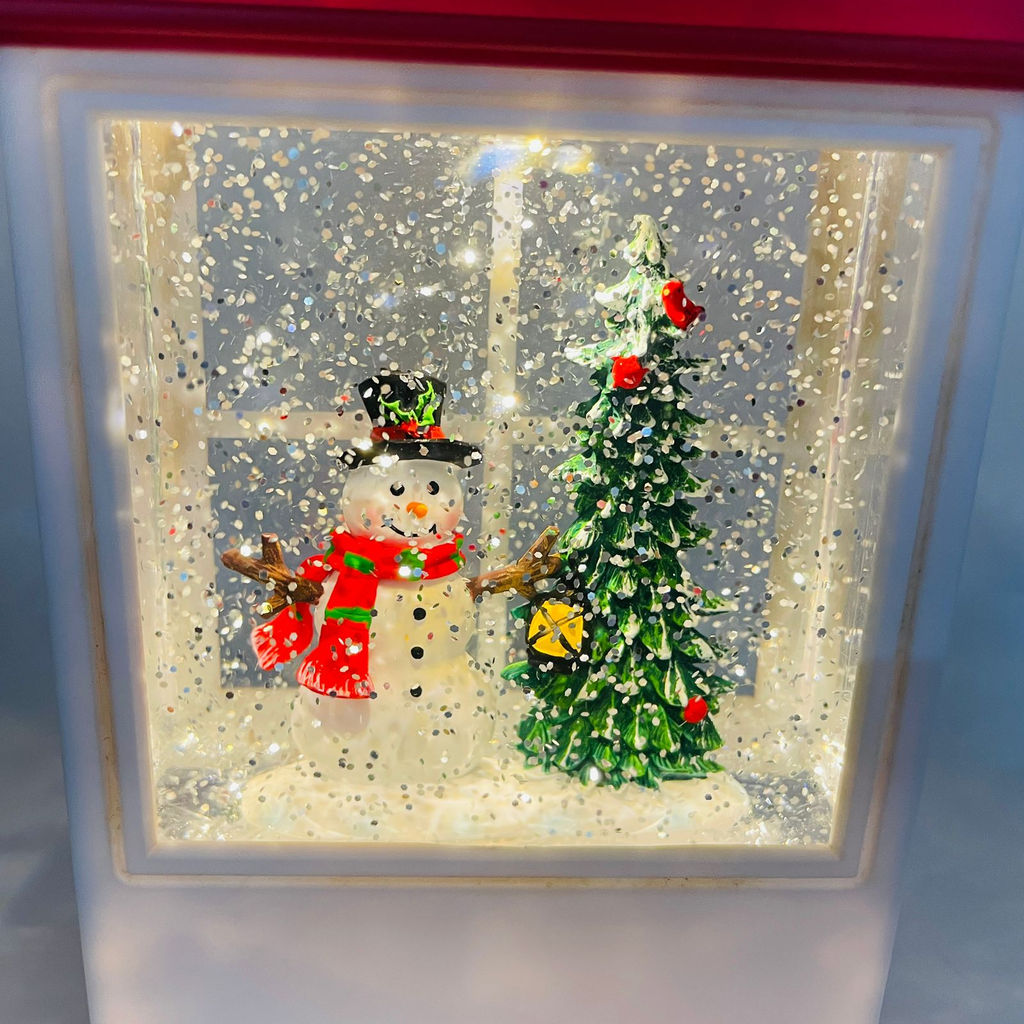 Новогодний декор стекло - Фонарь-окно красный 23 см (арт. WDL-23018A/B) в ассортименте - Ип лебедев о.ю фото 10