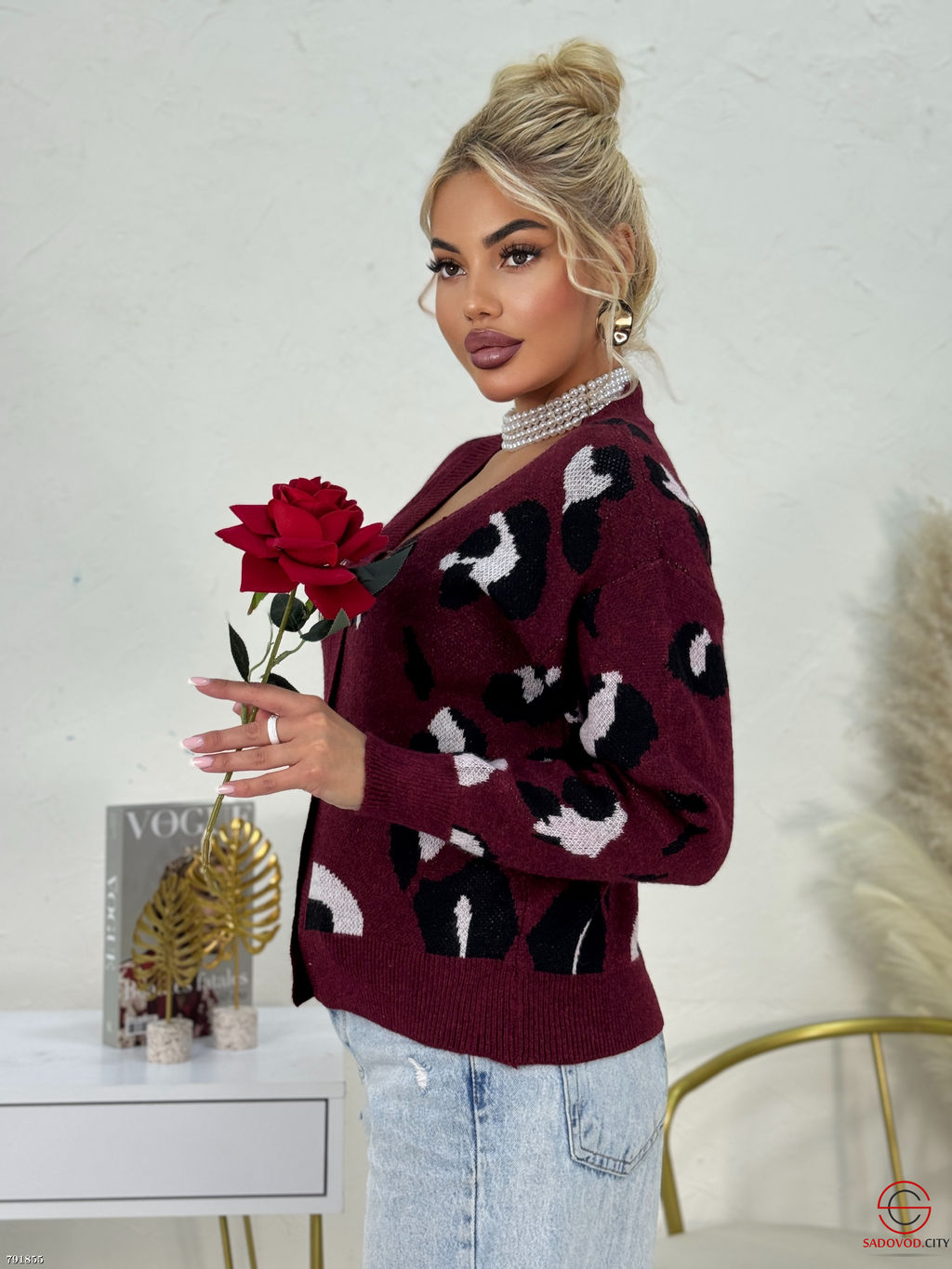 Кардиган кофта на пуговицах