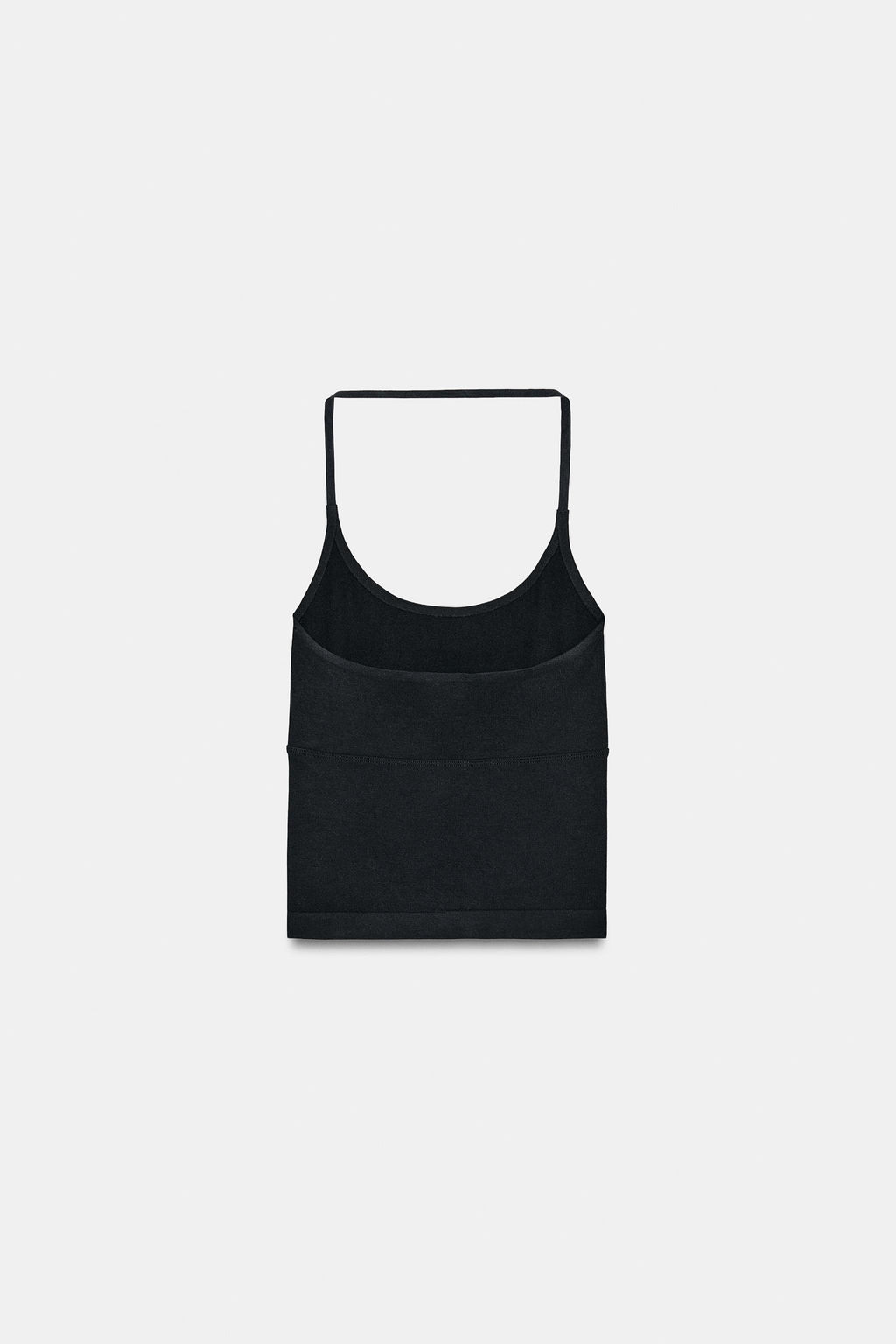 TOP HALTER SEAMLESS / Negro - Zara фото 6