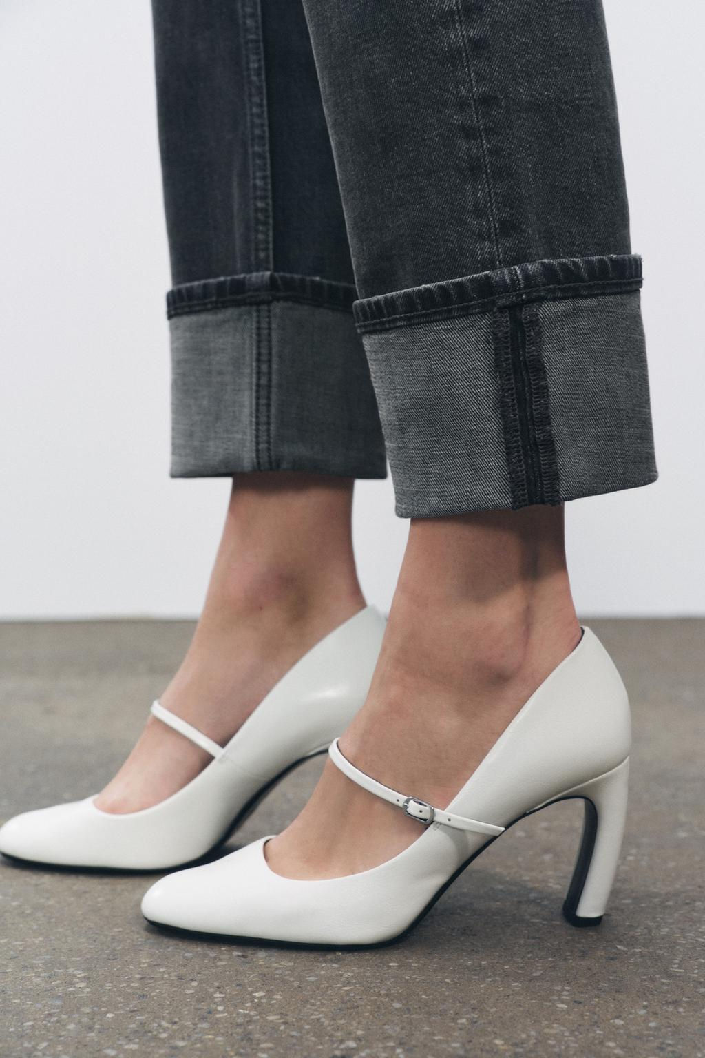 ZW COLLECTION SLIM MID-WAIST JEANS - Zara фото 14