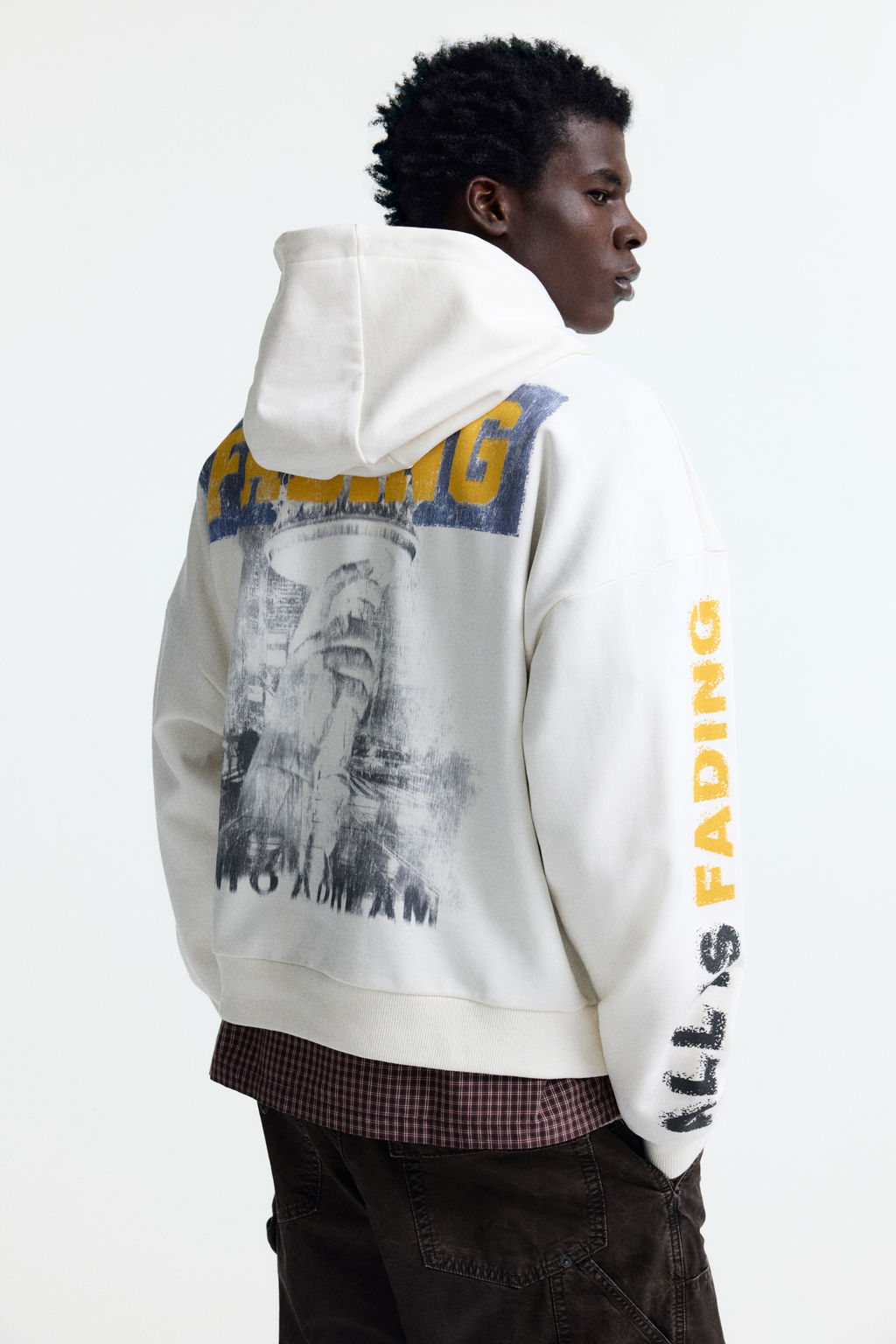 Sudadera con capucha y estampado Oversized Fit - H&m фото 10