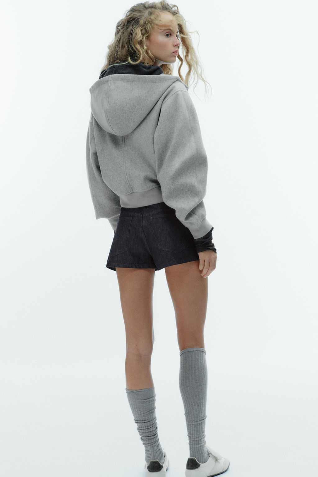 SOFT JACKET WITH PUFF SLEEVES