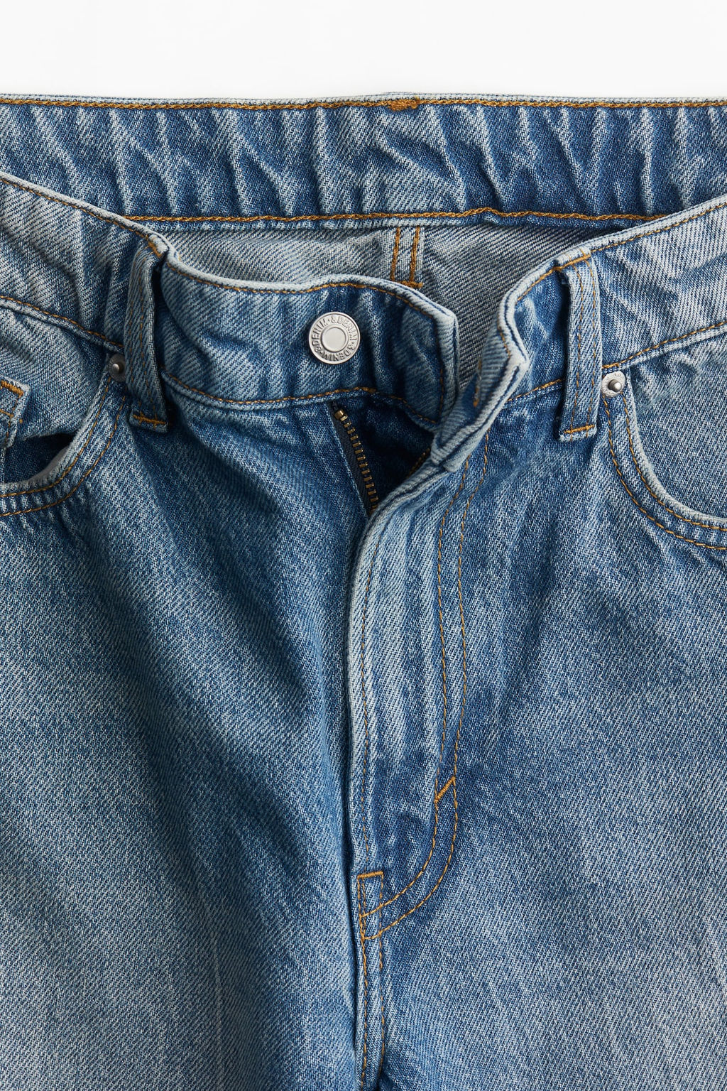 Baggy Bootcut Regular Jeans - H&m фото 7