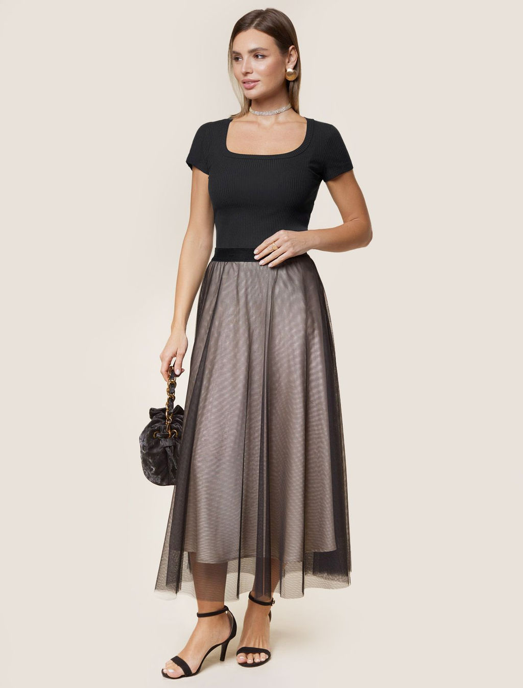 D49.029 Футболка женская черный