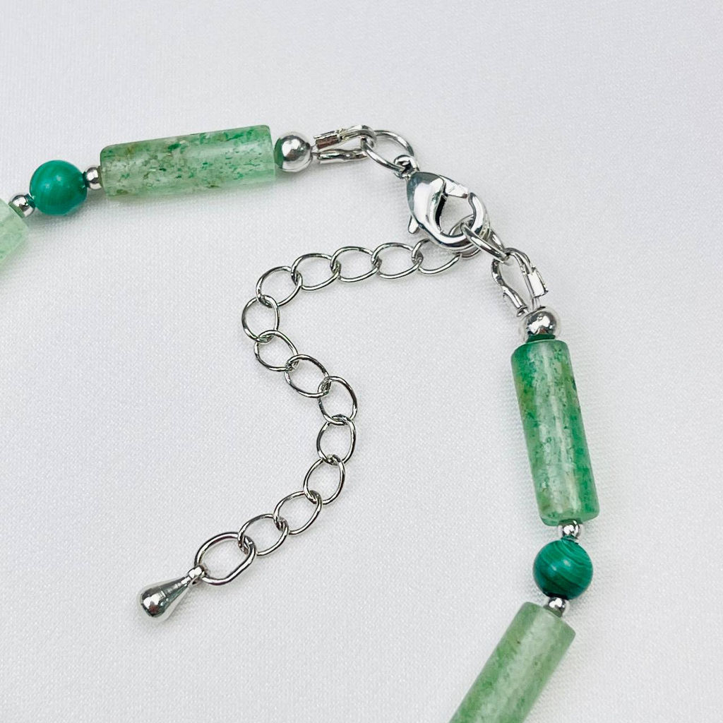 Браслет из зеленого Авантюрина и Малахита - Радуга самоцветов фото 4