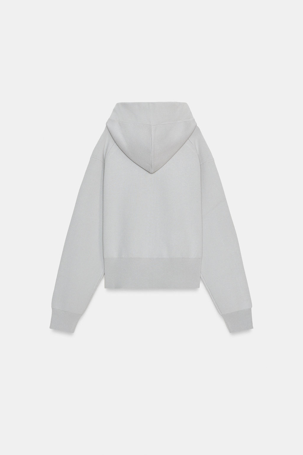 CHAQUETA PUNTO CAPUCHA LAZO / Gris vigor? - Zara фото 5