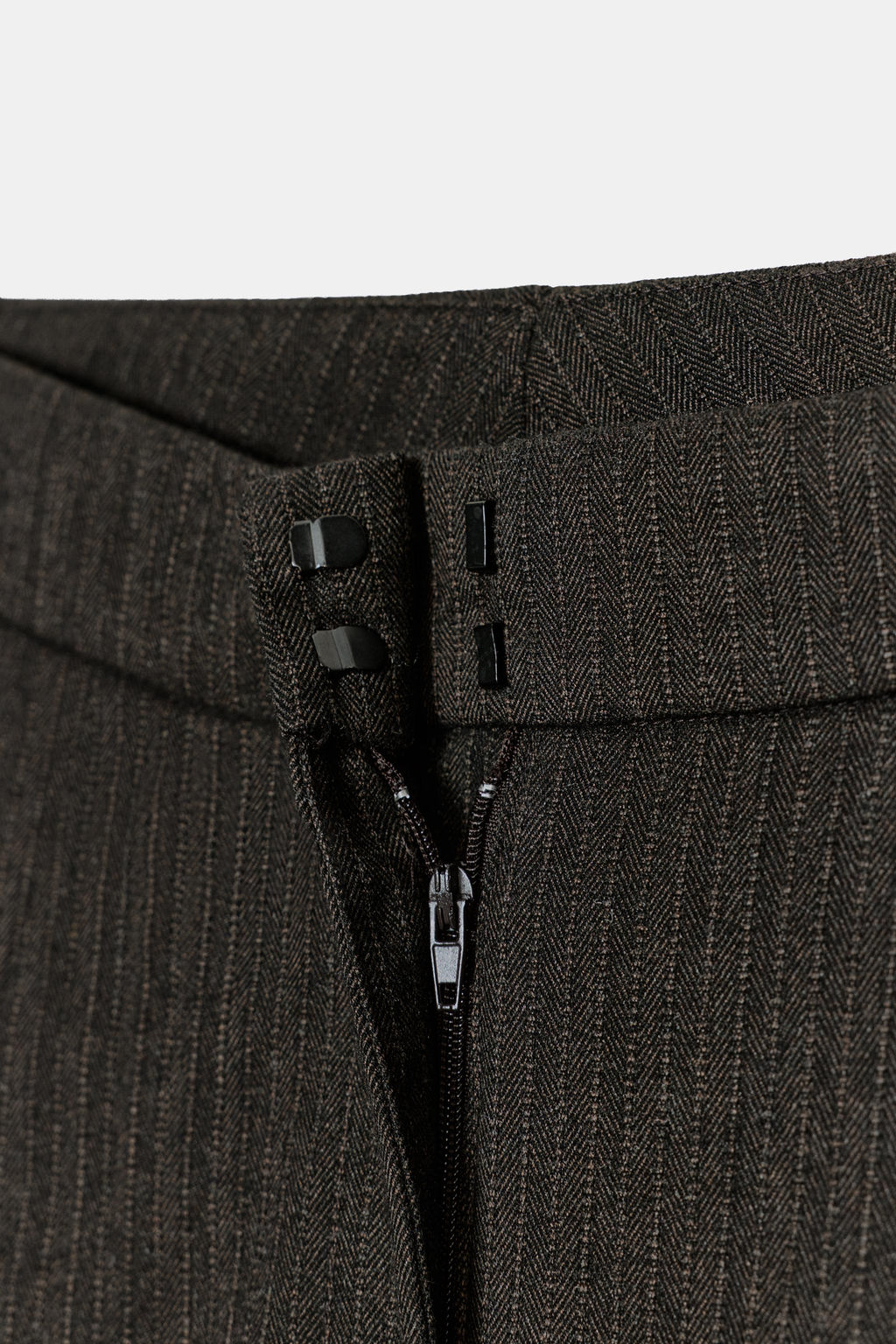 ZW COLLECTION HERRINGBONE BALLOON TROUSERS - Zara фото 9