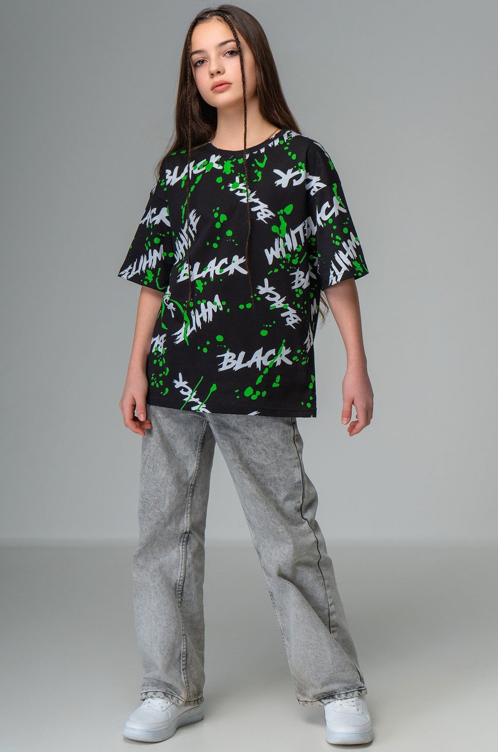 Детская футболка оверсайз Happyfox