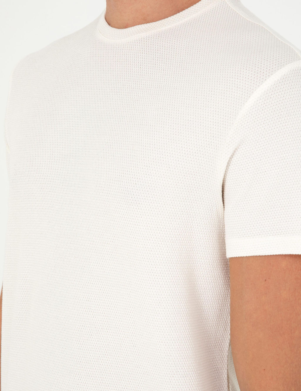 Ekru Slim Fit Basic Ti__rt - Pierre cardin фото 7