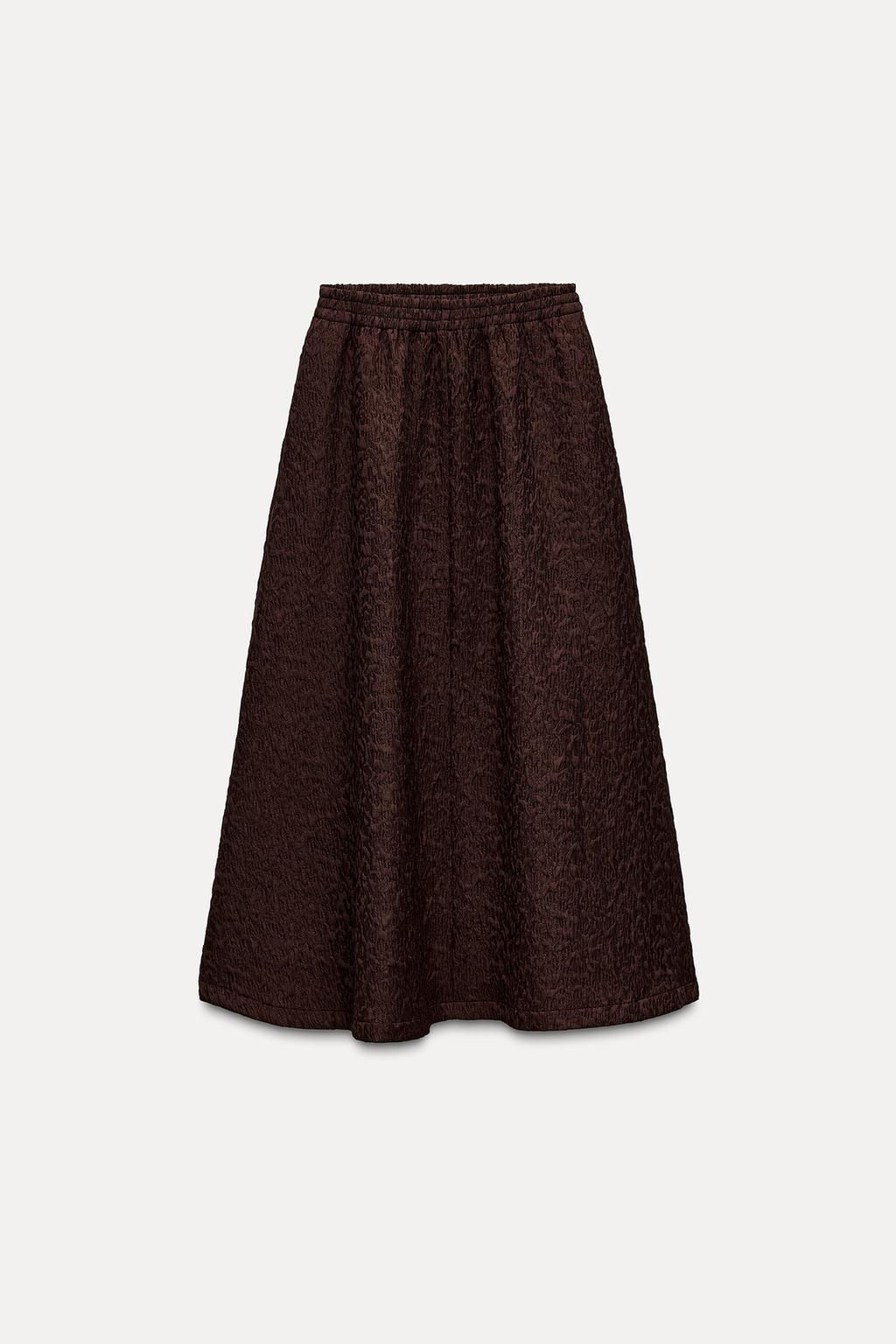 JACQUARD MID-LENGTH SKIRT - Zara фото 5