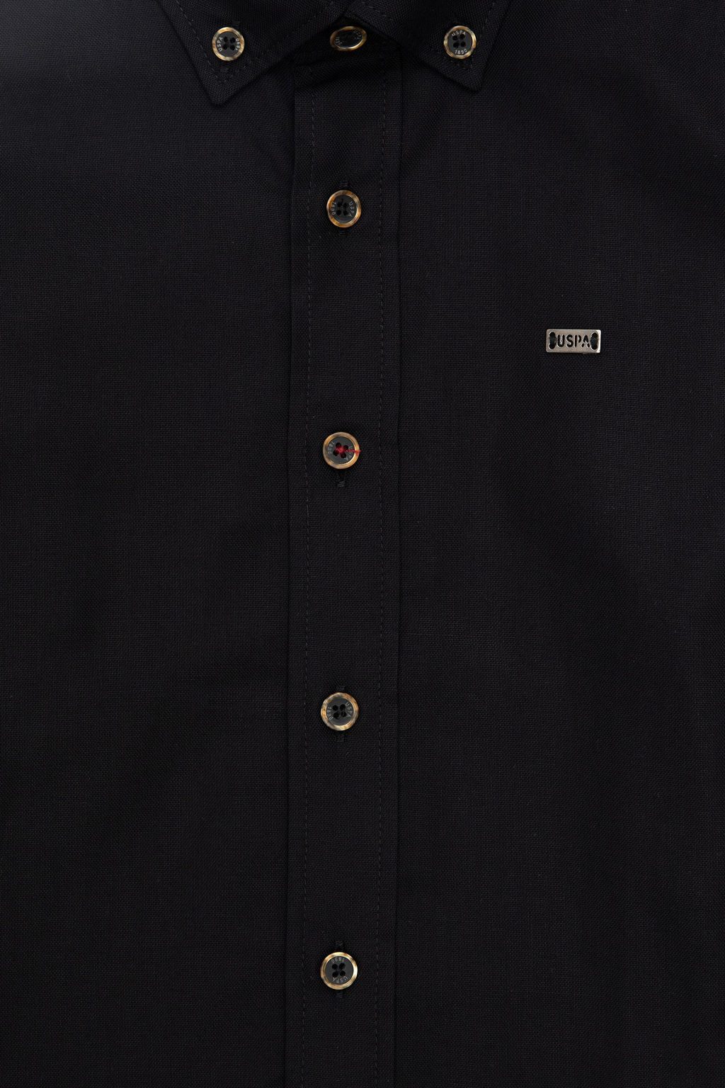 Черная базовая рубашка с длинным рукавом для мальчика - U.s. polo assn фото 3