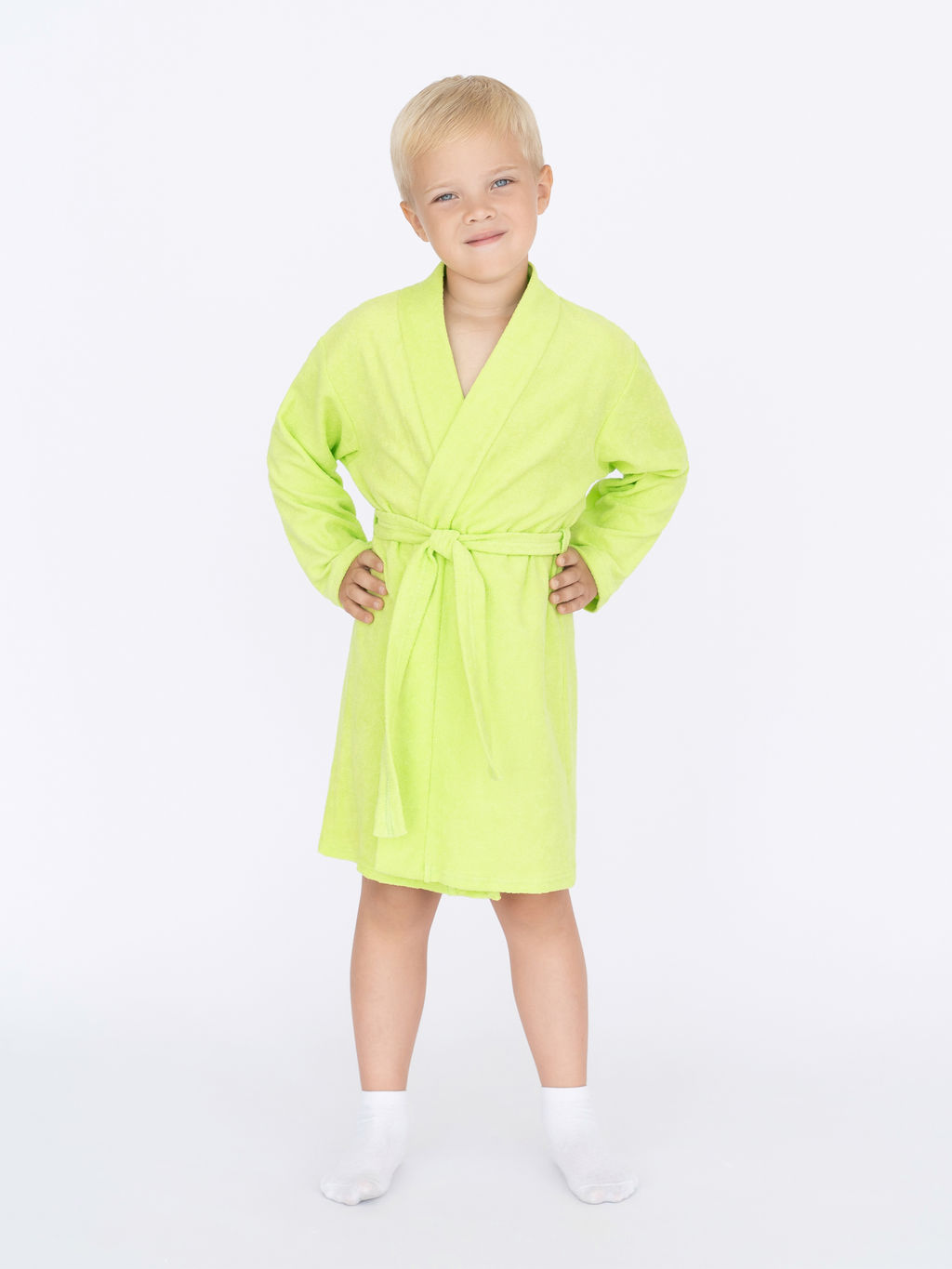 Халат детский салатовый 909/1 (110, 60)