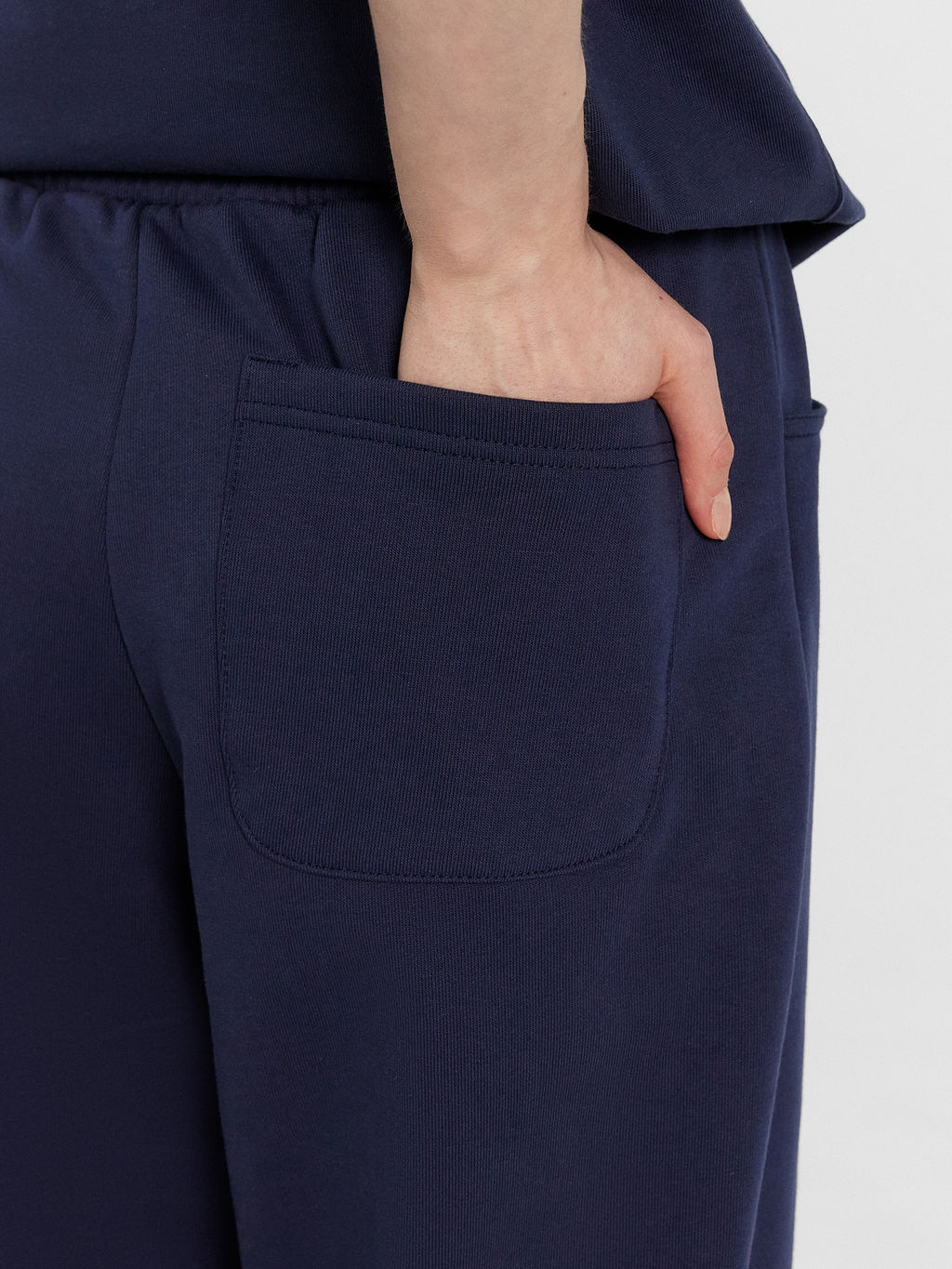 Брюки Mark Formelle 182528-1 прямые из хлопка синие  фото 5