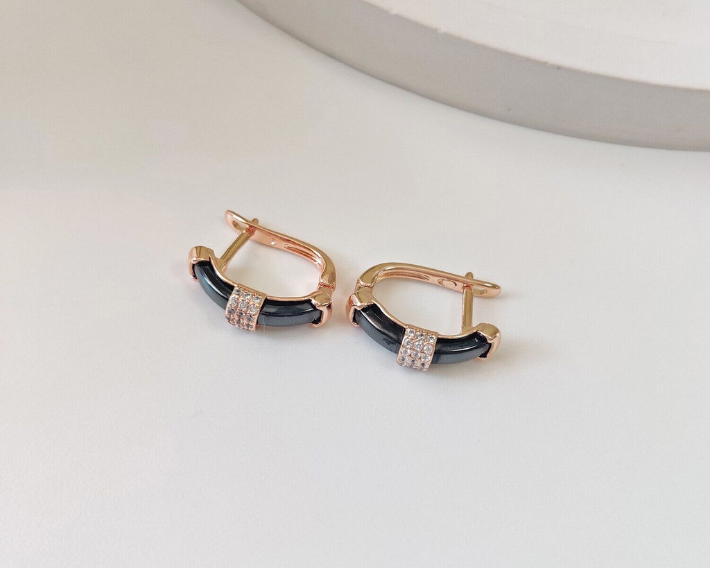 Серьги с керамикой