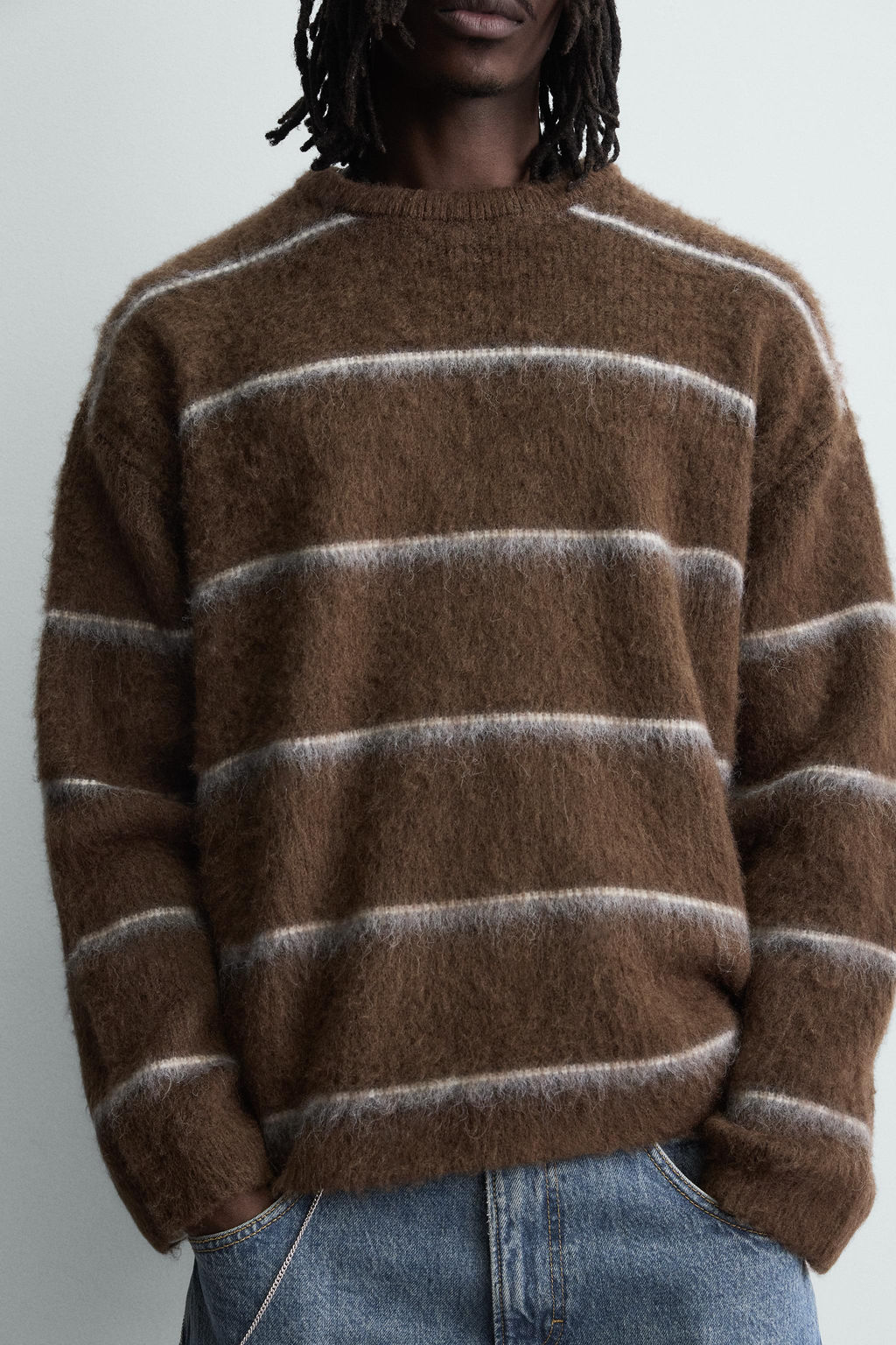STRIPED TEXTURED JUMPER - Zara фото 5