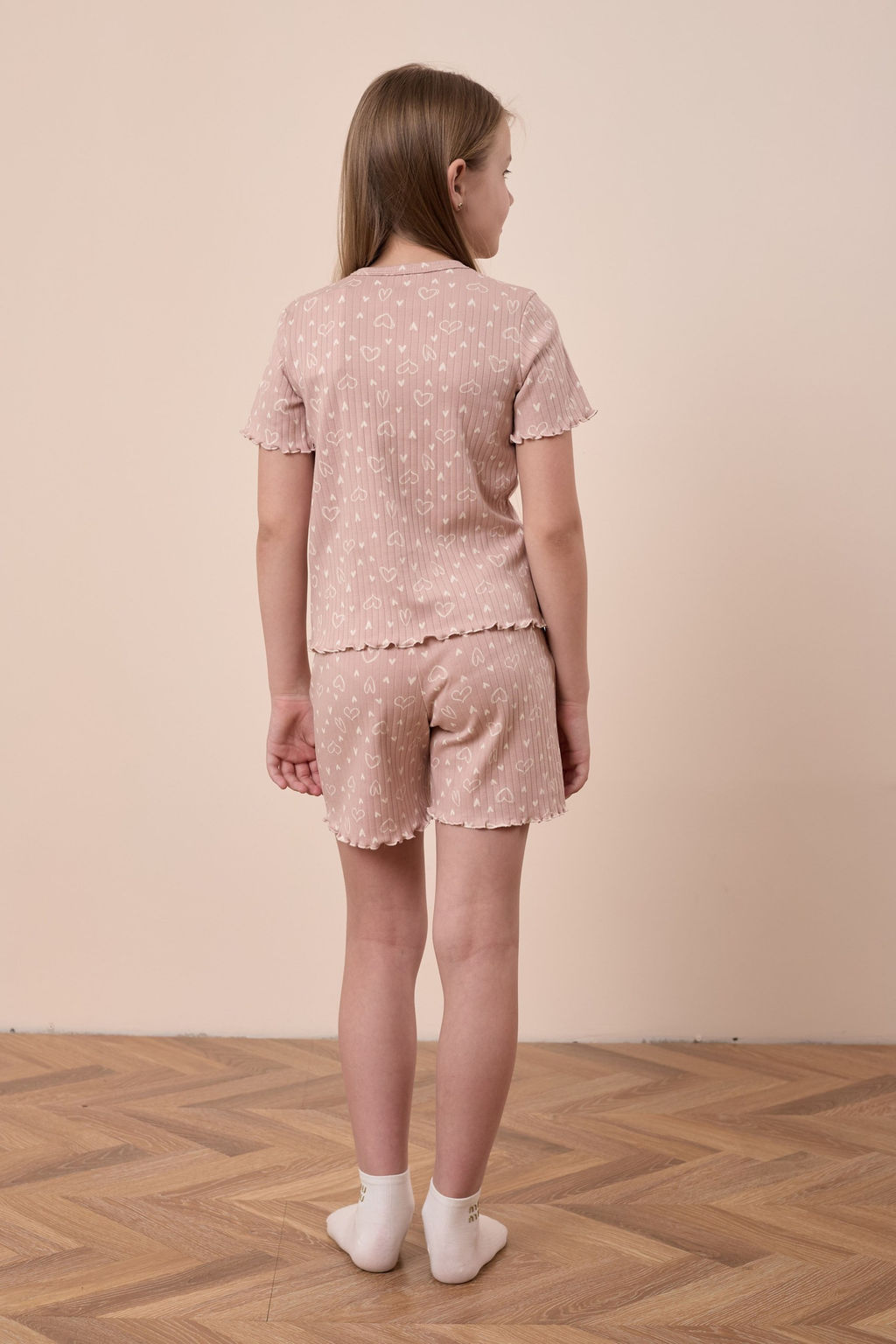 Пижама футболка и шорты М226007рм - Елена фото 2