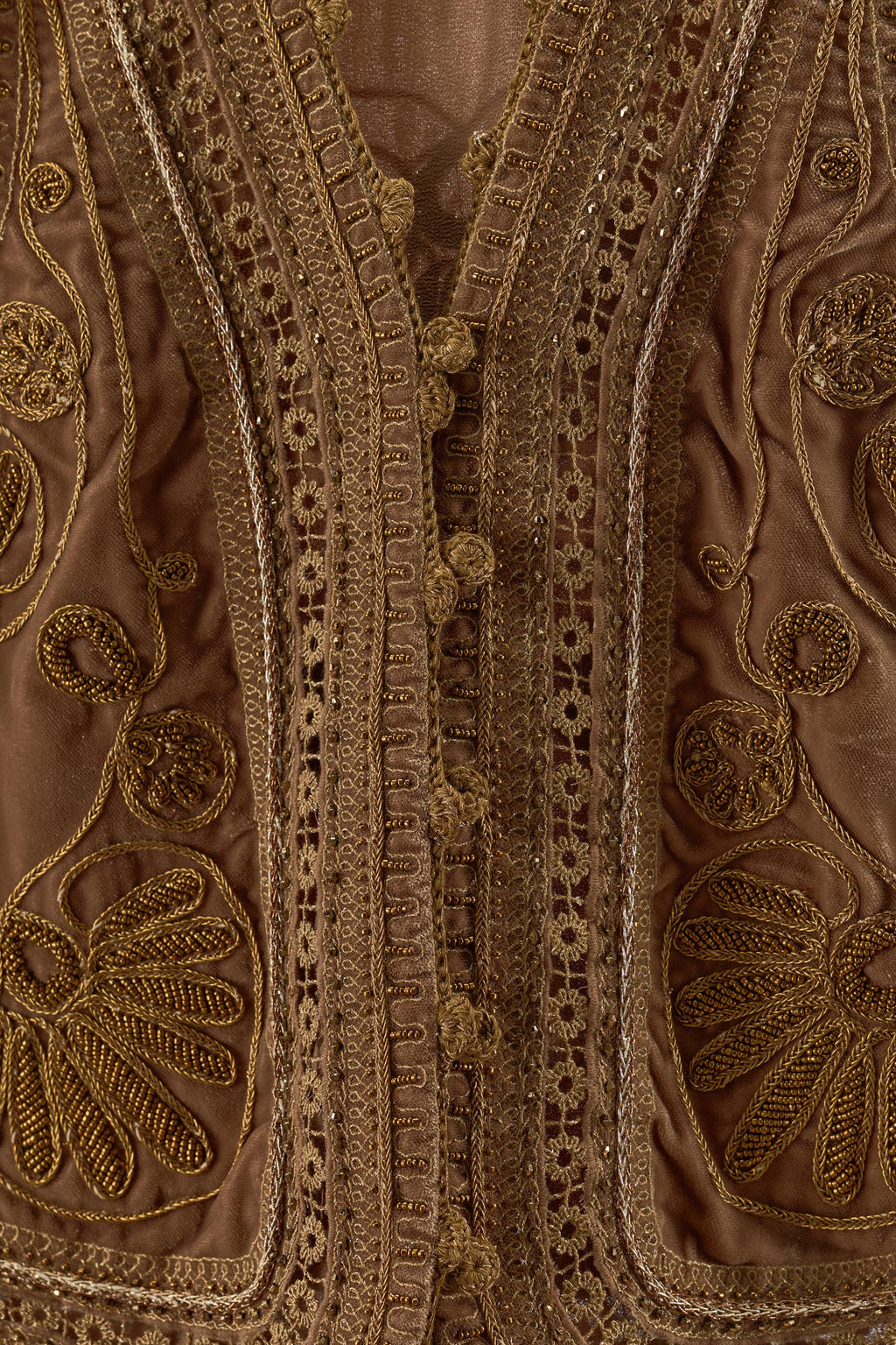 VELVET WAISTCOAT EMBROIDERED BEADS LIMITED EDITION - Zara фото 5