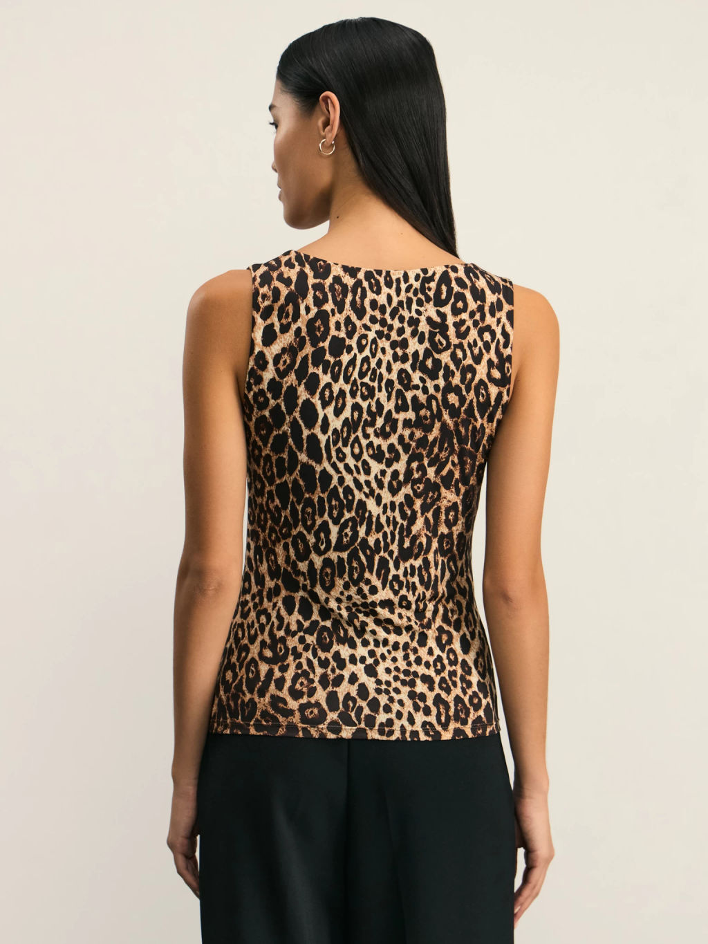 Базовый топ с широкими бретелями с принтом / Zarina  фото 5