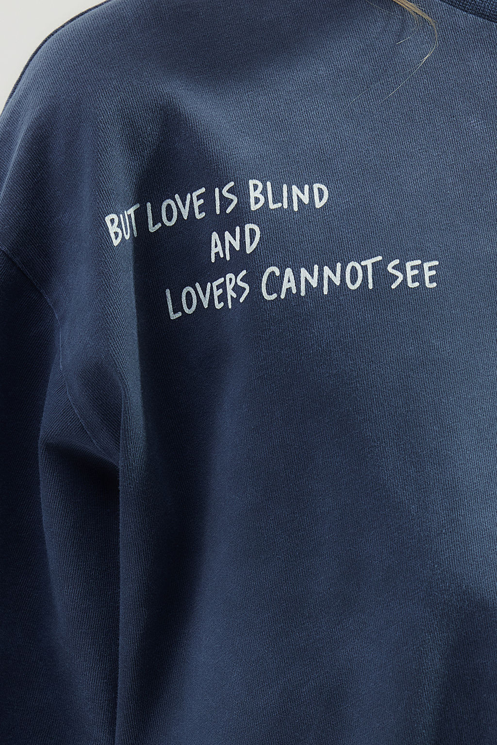 Indigo %100 Kal?n Pamuklu Soluk Efektli Bask?l? Relaxed Crop Orme T-Shirt TWOSS23TS00117