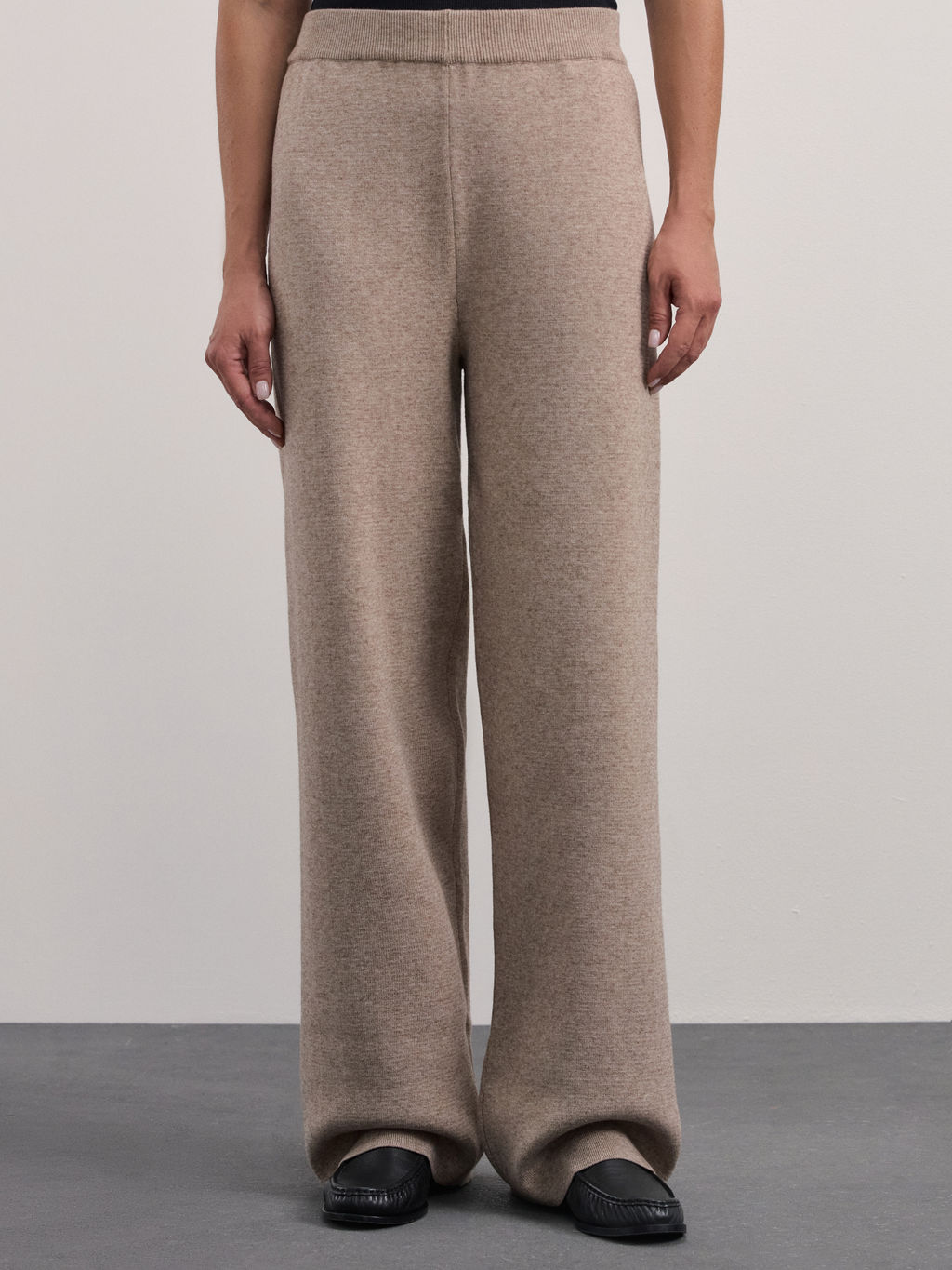 Прямые вязаные брюки из вискозы / Zarina  фото 2