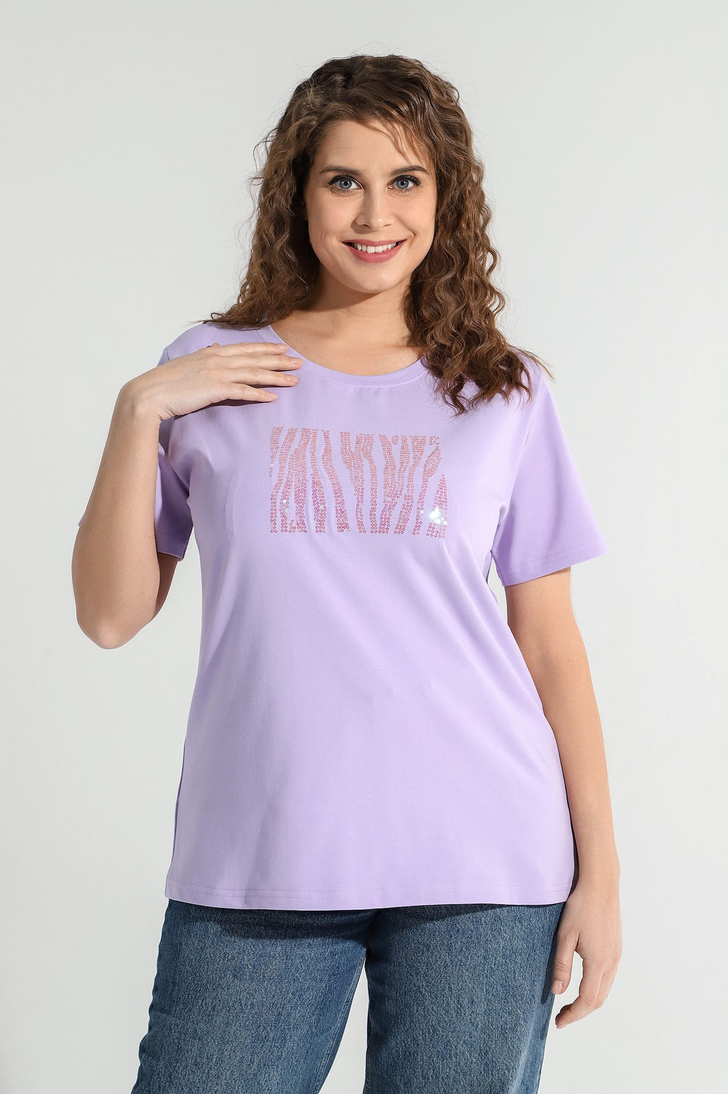 VIOTEX Футболка Джесси из хлопка с лайкрой - Виотекс фото 13