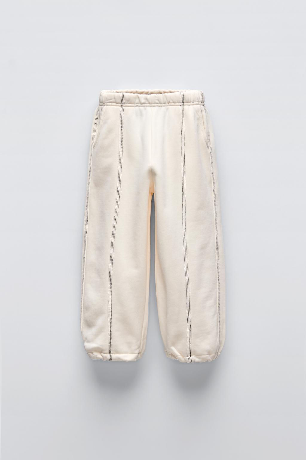 TOPSTITCHED TROUSERS - Zara фото 3