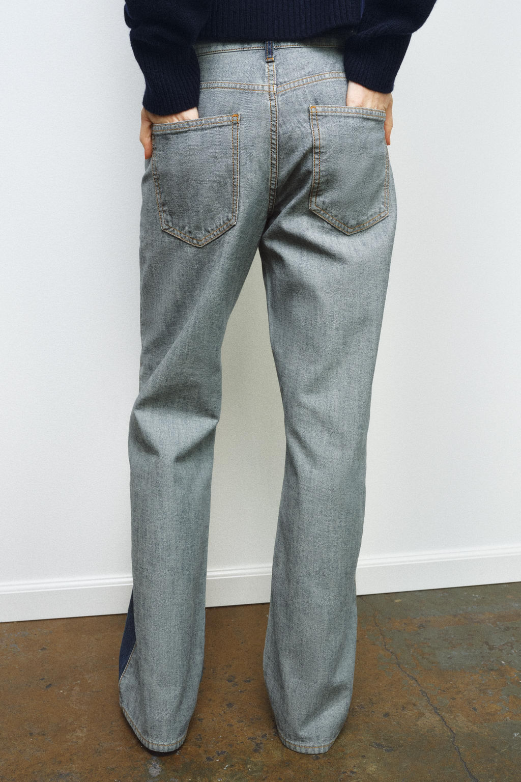 ZW COLLECTION MID-WAIST STRAIGHT-LEG JEANS - Zara фото 2