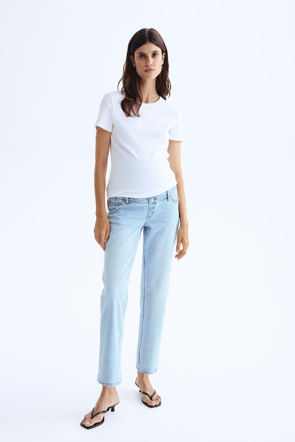 MAMA Straight Ankle Jeans - H&m фото 11