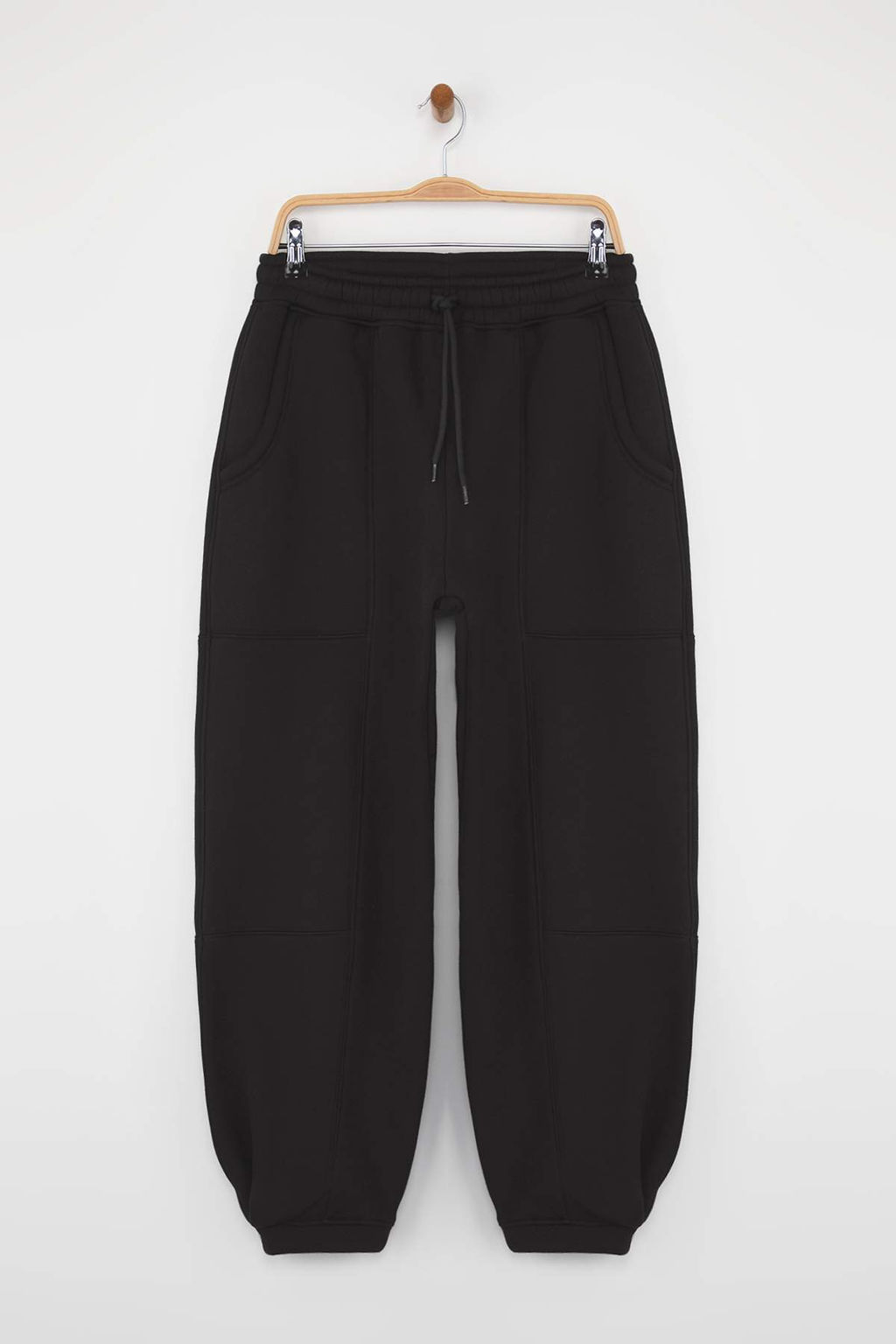 Teen Siyah Dikis Detayl? Jogger Kal?n Ici Polarl? Orme Esofman Alt? TWOAW26EA00000