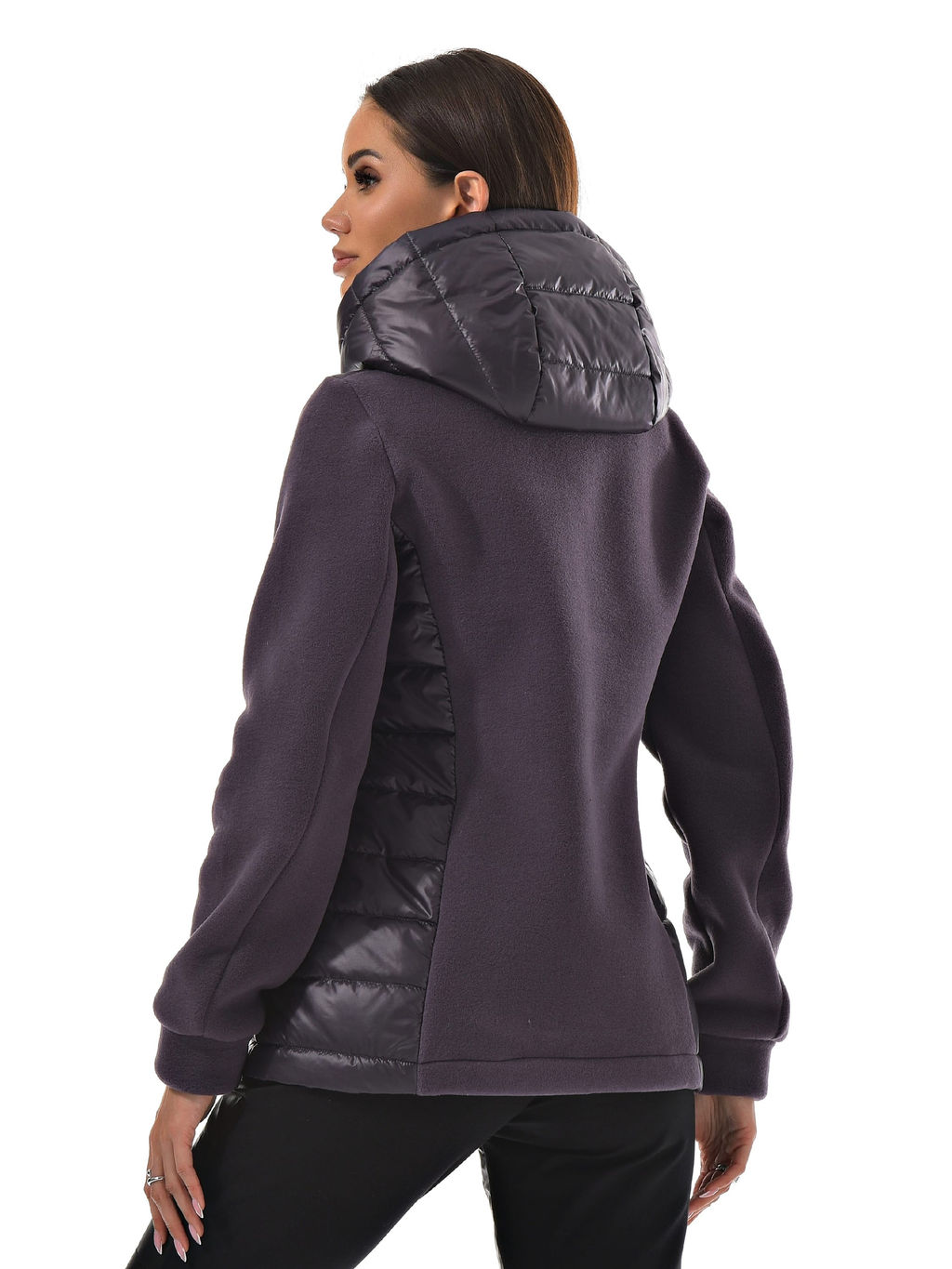 куртка флис и плащевка - А+б коллекция фото 8