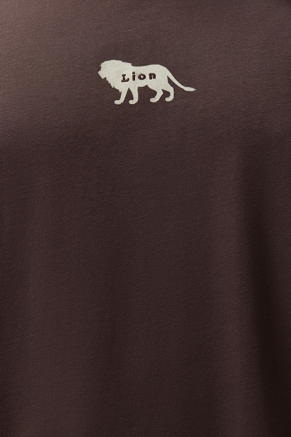 Trendyolmilla Man Buyuk Beden Koyu Kahverengi Oversize Hayvan Bask? ve Nak?sl? %100 Pamuklu T-Shirt TMNSS24BF00018  фото 5