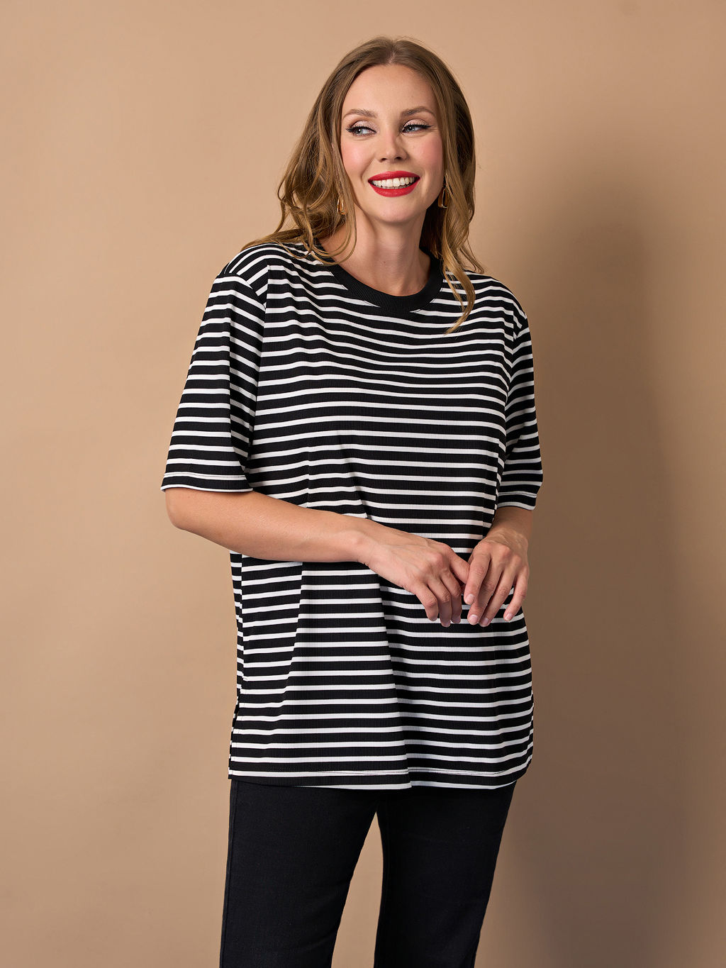 Футболка 0087-18а_У черный кристалл - Aquarell фото 4